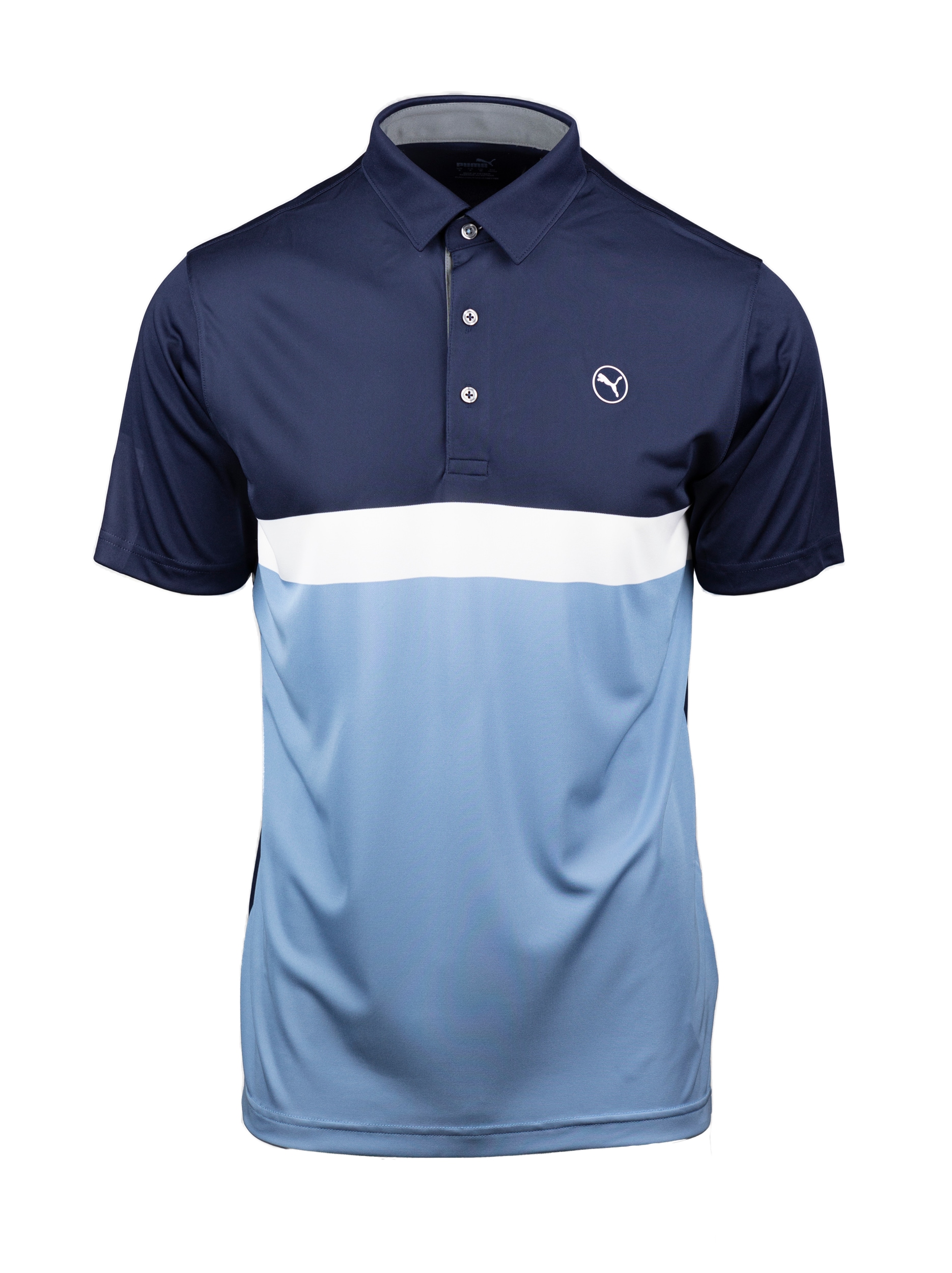 Puma Pure Colorblock Polo Deep Navy