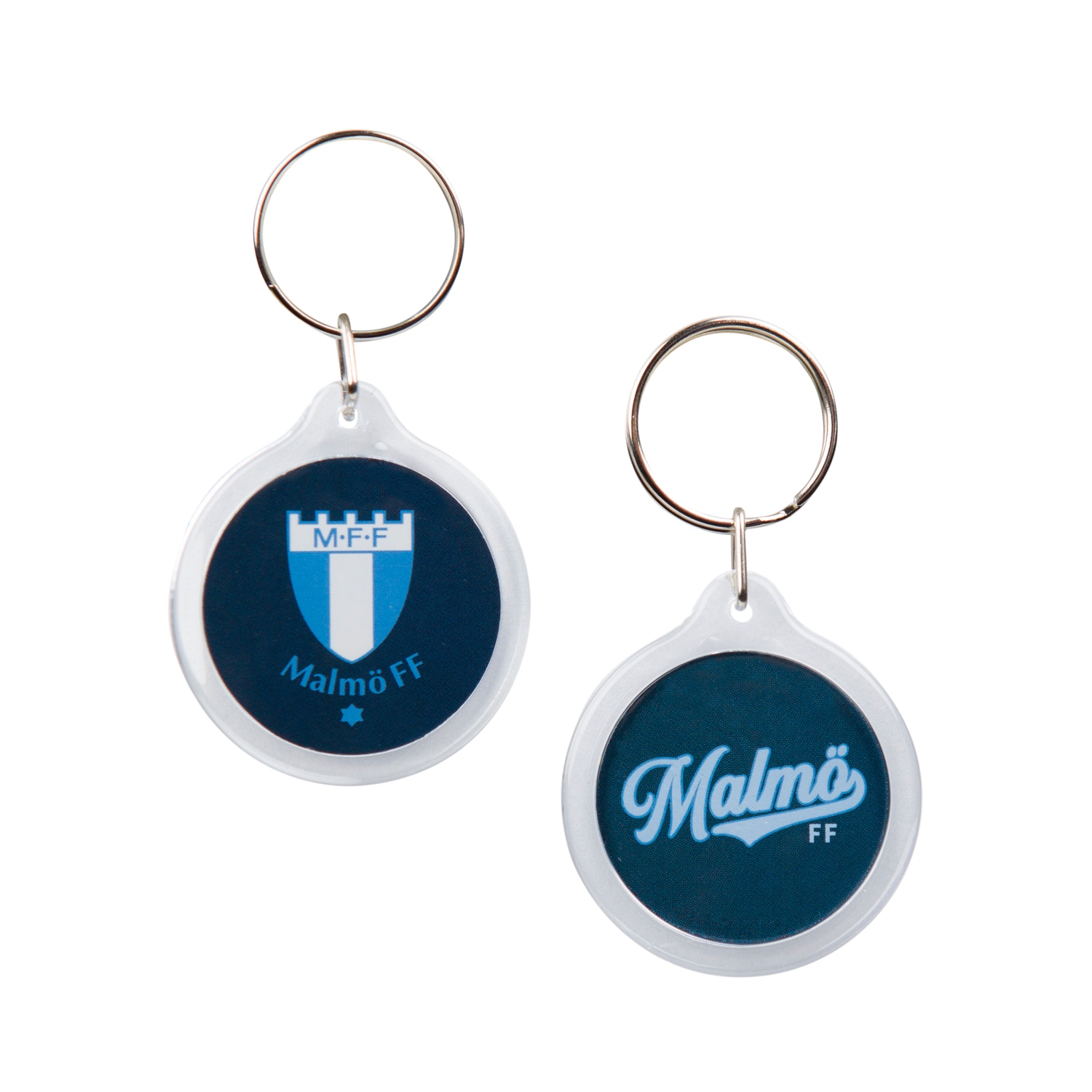 Nyckelring rund marin Malmö FF
