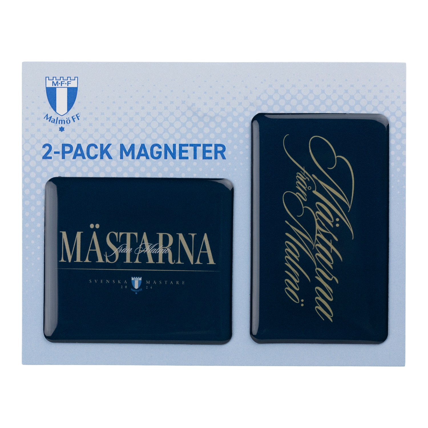 Kylskåpsmagnet 2-pack mästarna