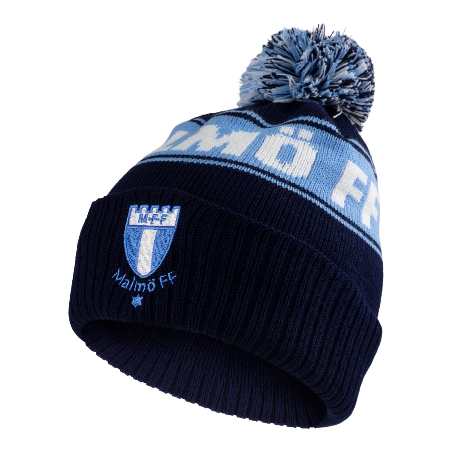 Mössa pompom Malmö FF marin