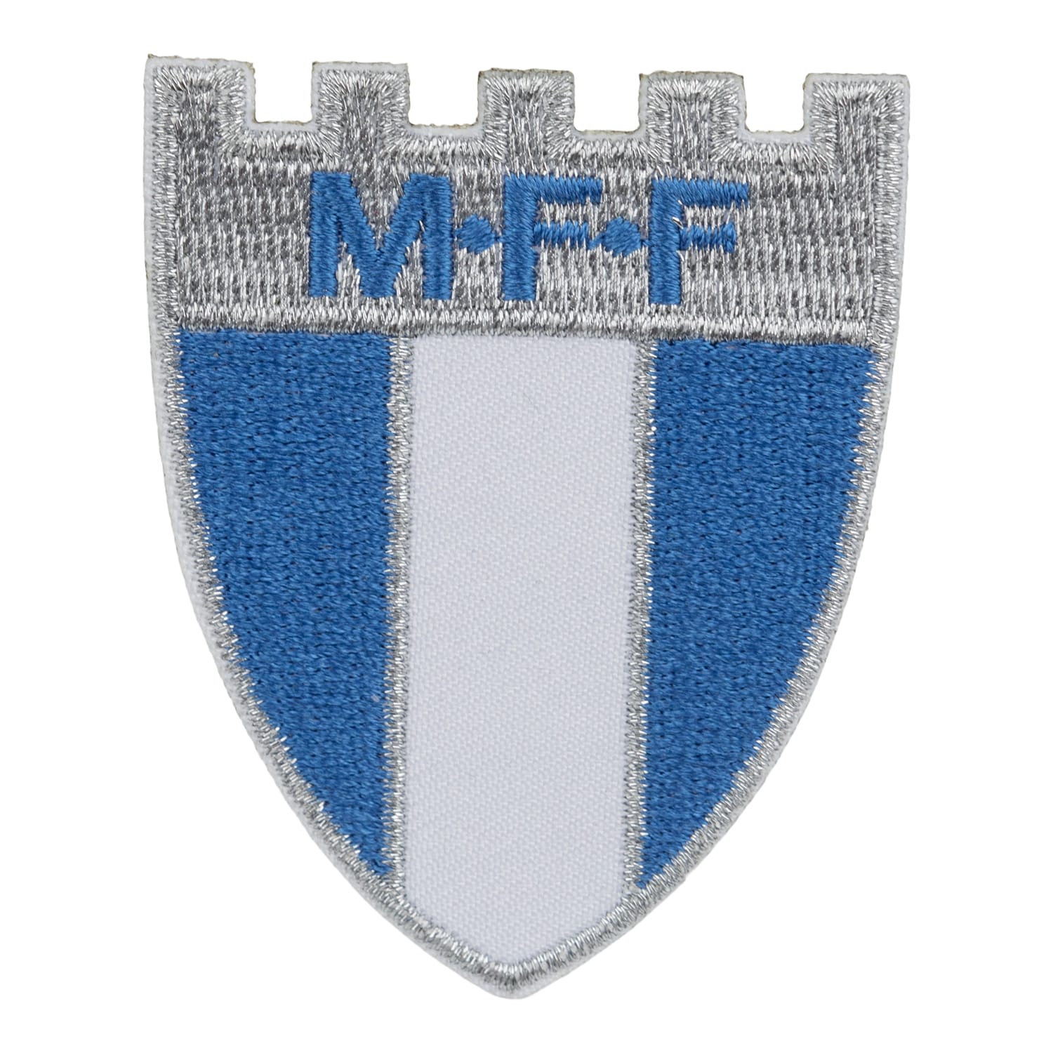 Tygmärke klubbmärke silver