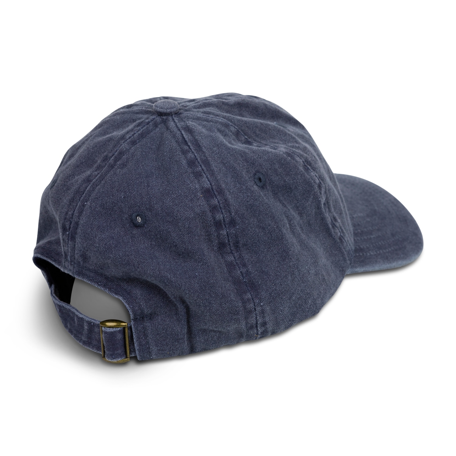 Keps Retro round shield Vintage Washed navy Dad Cap