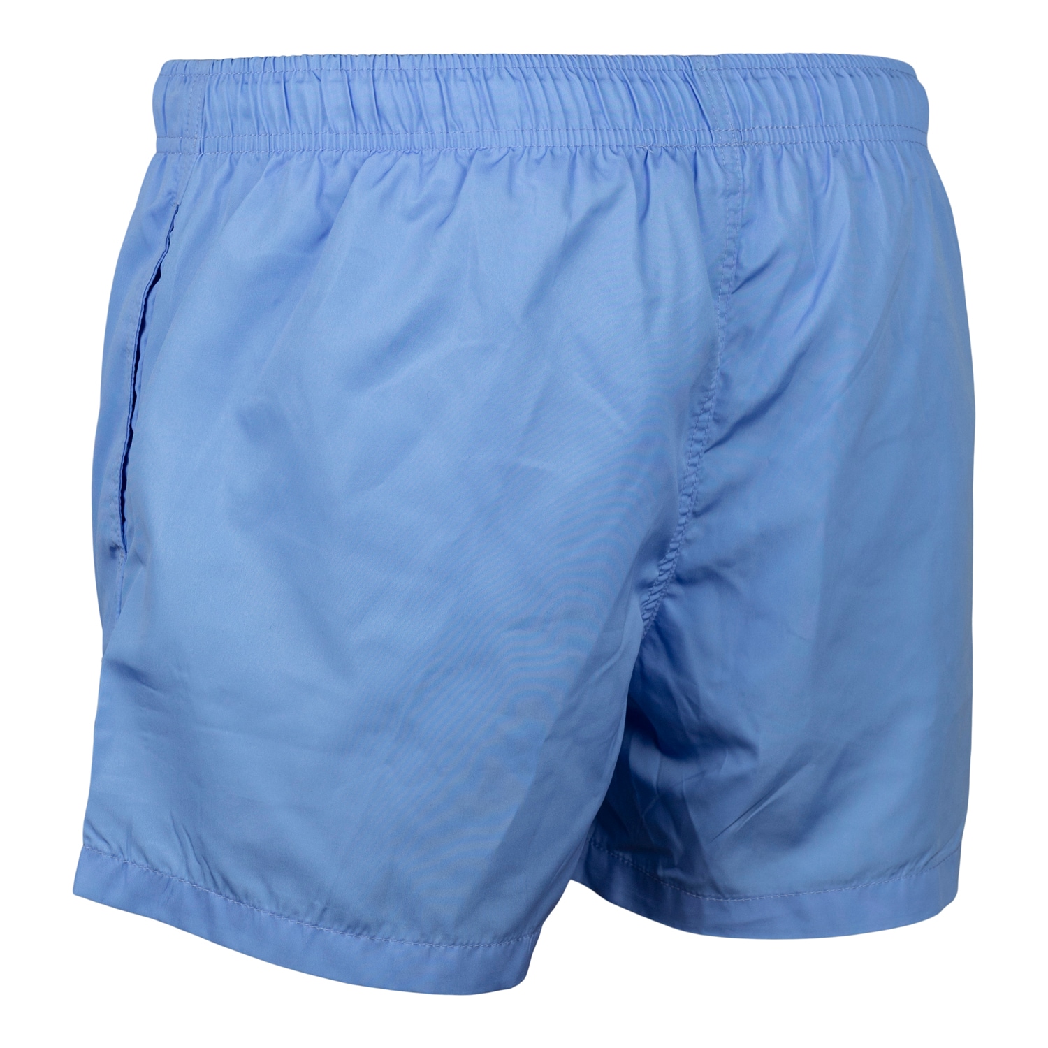 Badshorts barn ljusblå