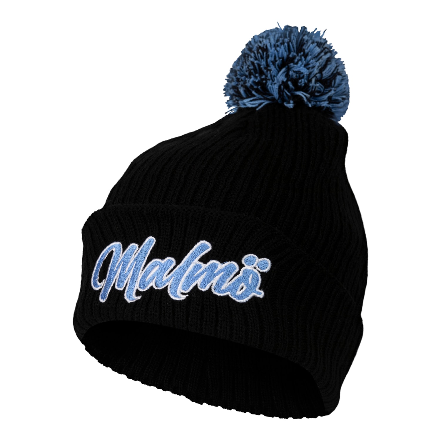 Mössa pompom svart Malmö 