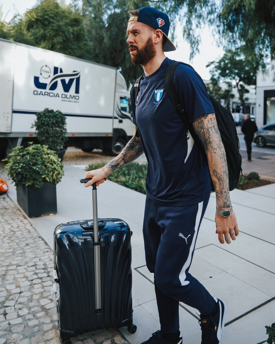 Puma teamEVOSTRIPE Pants Navy