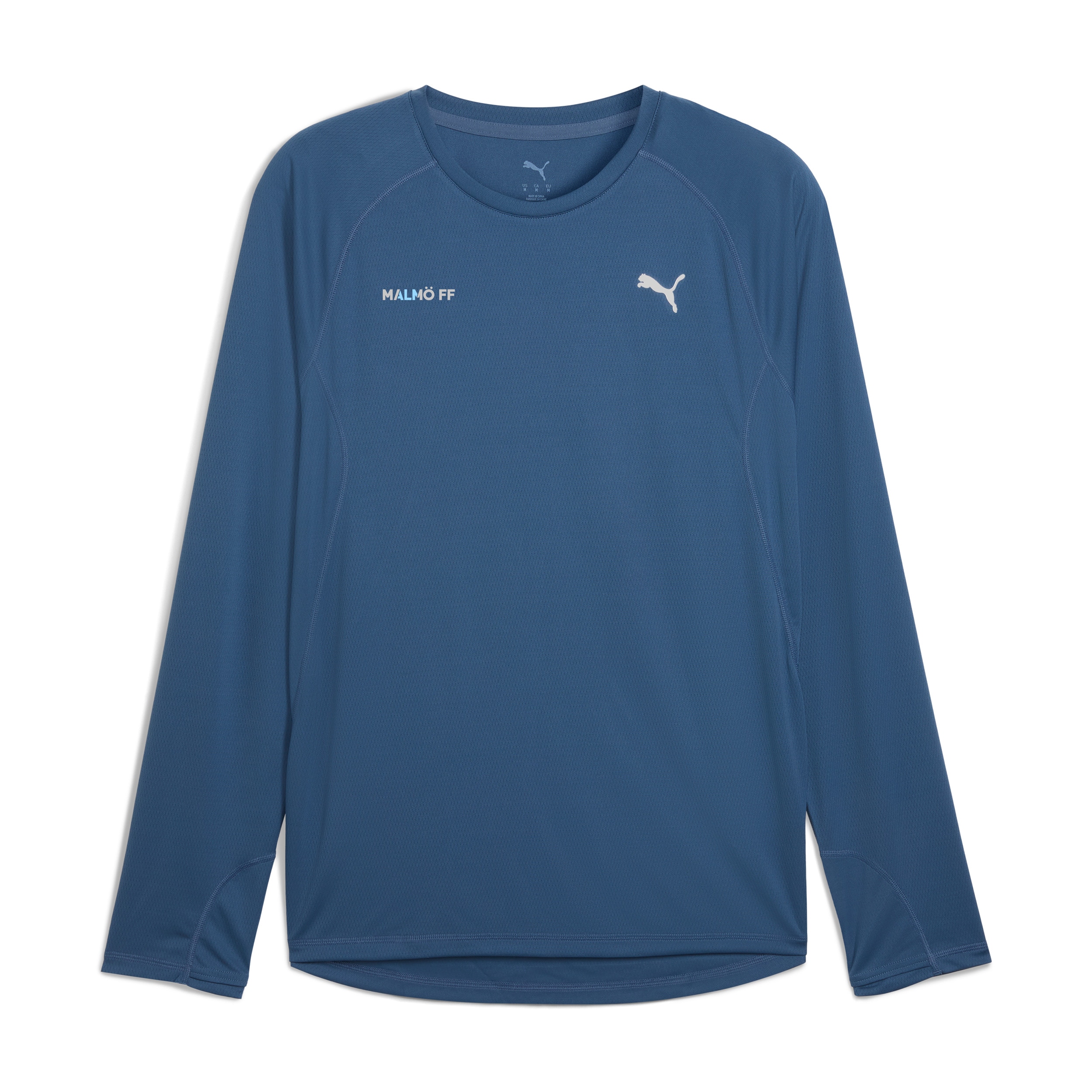 Puma M RUN VELOCITY LONG SLEEVE (POLY) Dark Indigo