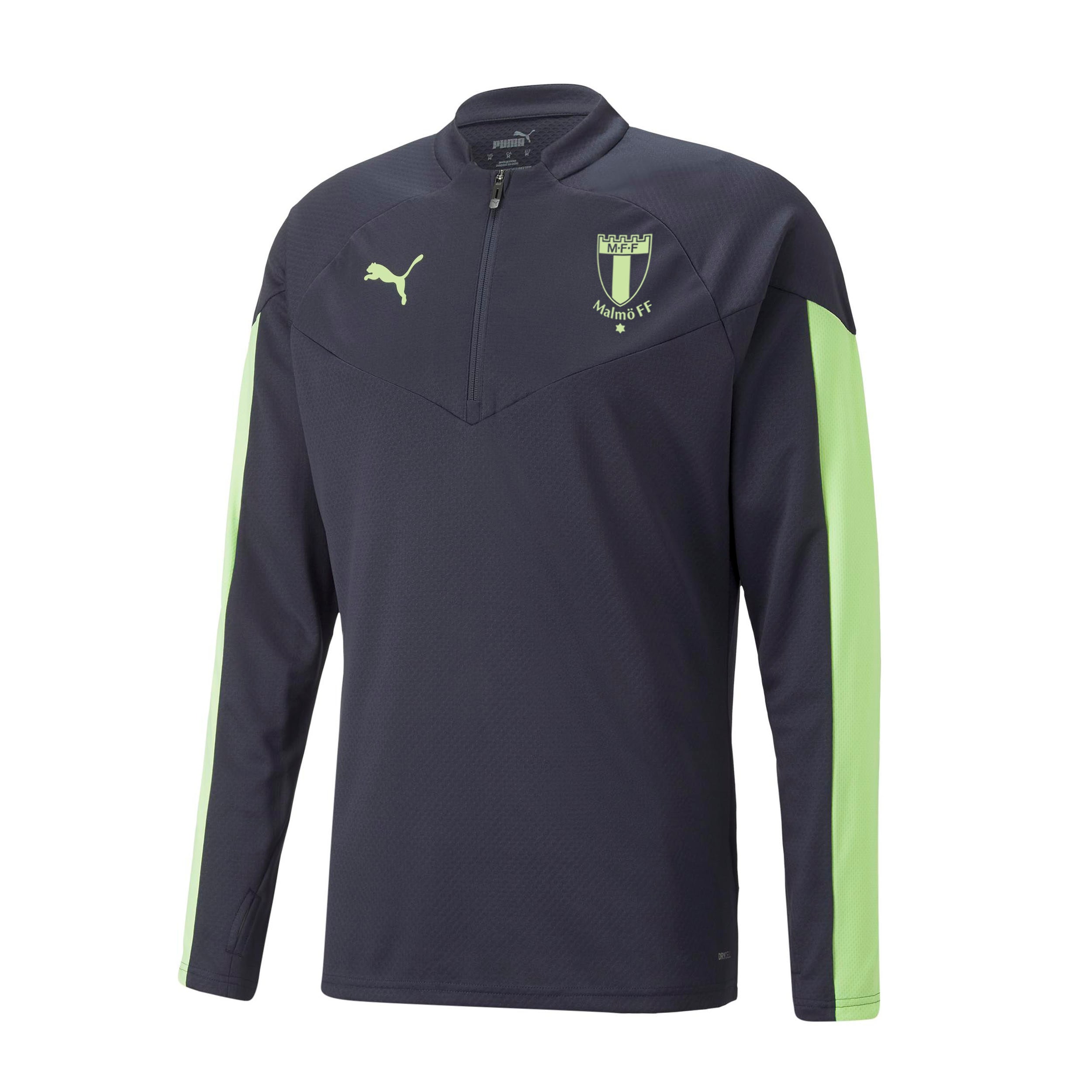 Puma individualFINAL 1/4 Zip Top lime