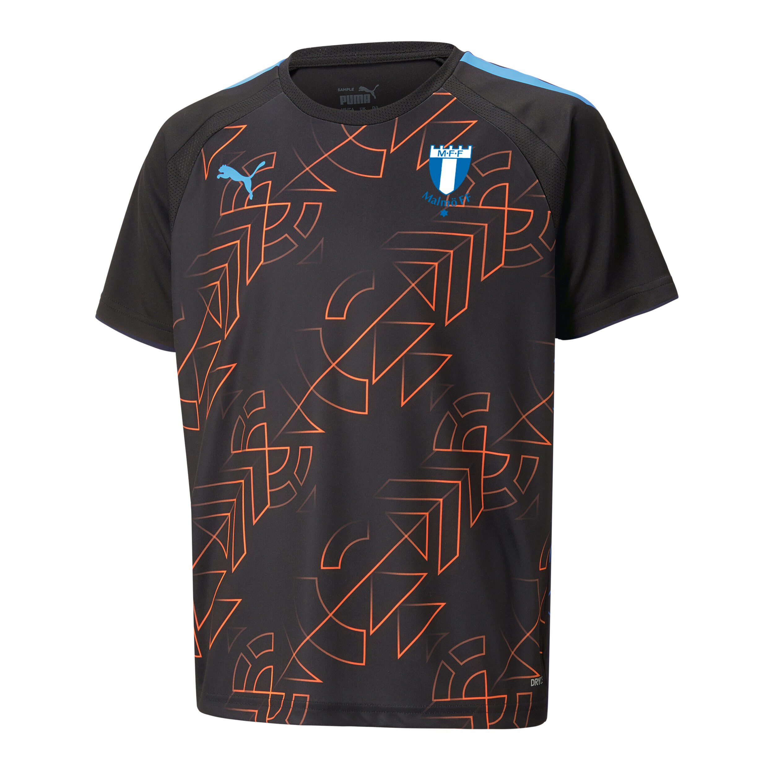 Puma teamliga graphic jersey svart jr