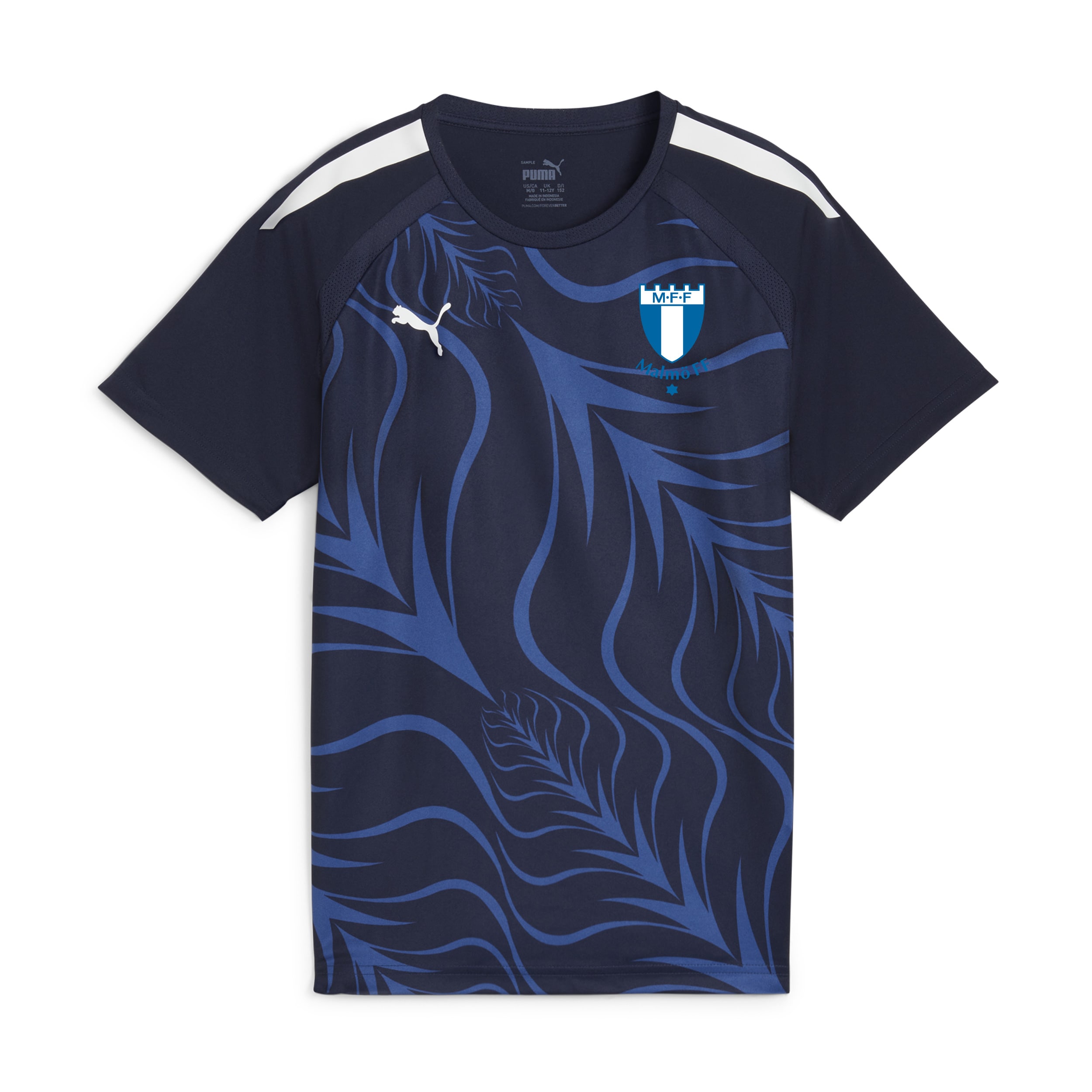 Puma individualLIGA Graphic Jersey Jr Navy