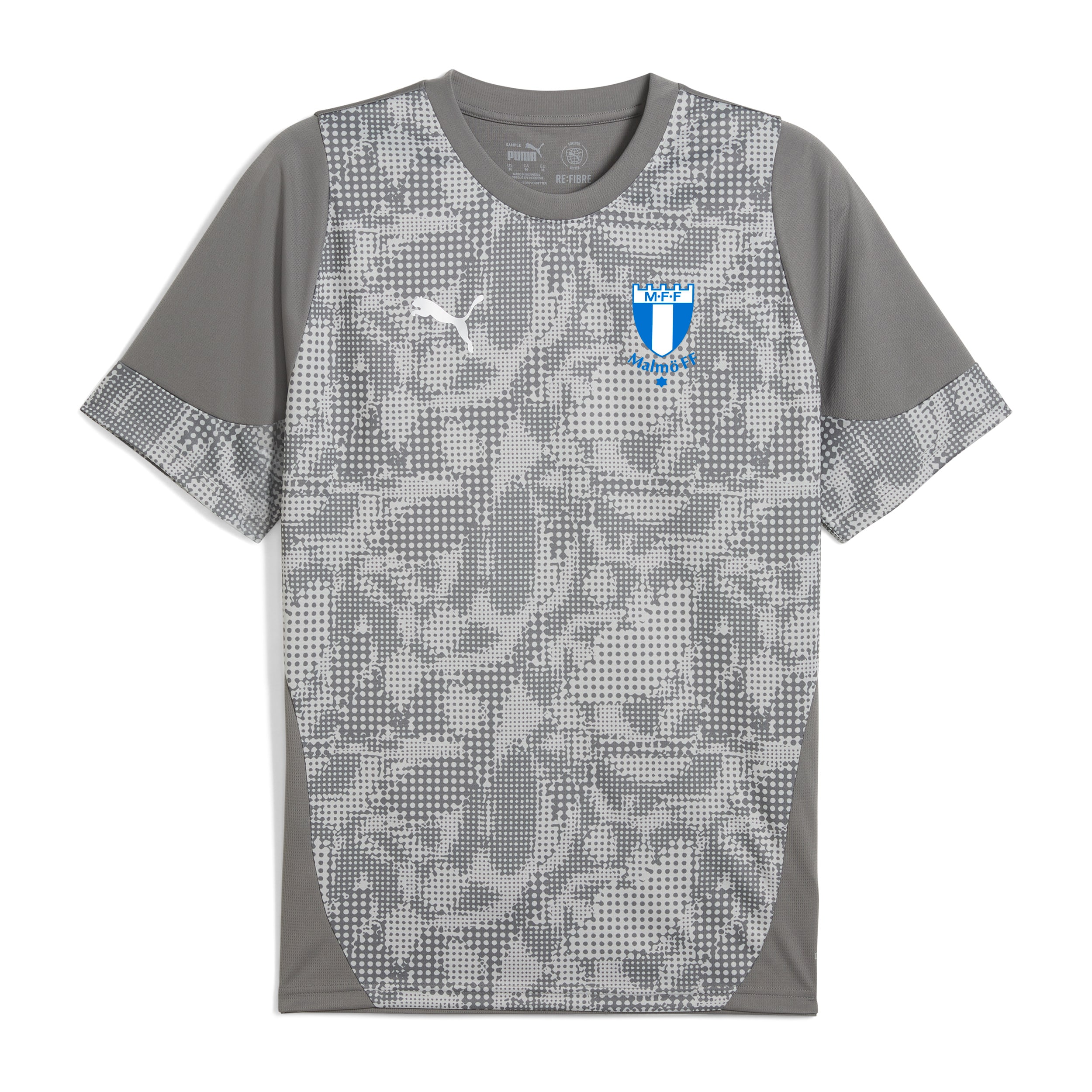 Puma teamCUP Training Jersey Flat Medium Gray 25