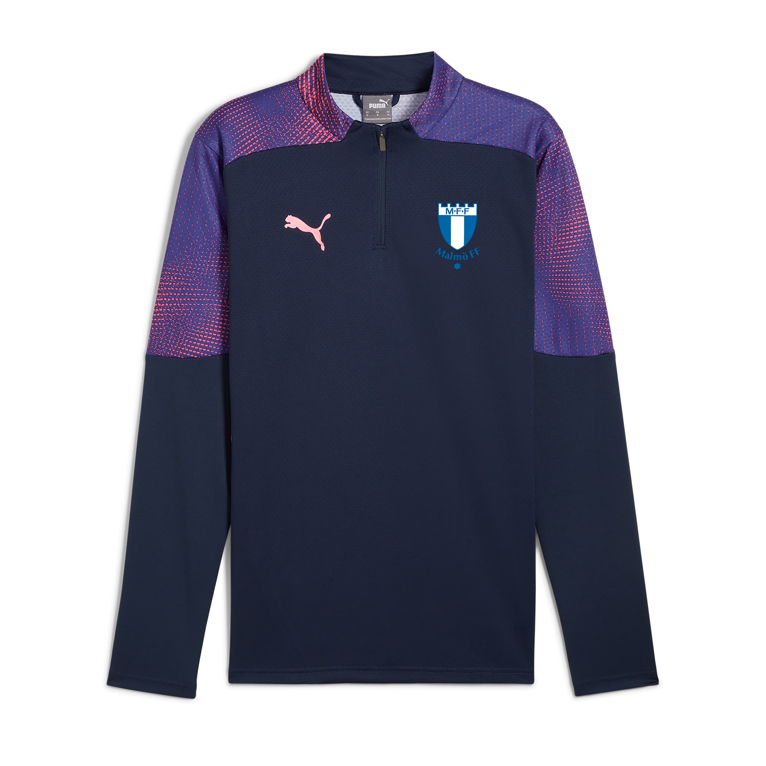 Puma individualFINAL 1/4-Zip Top Jr Club Navy Dark Am