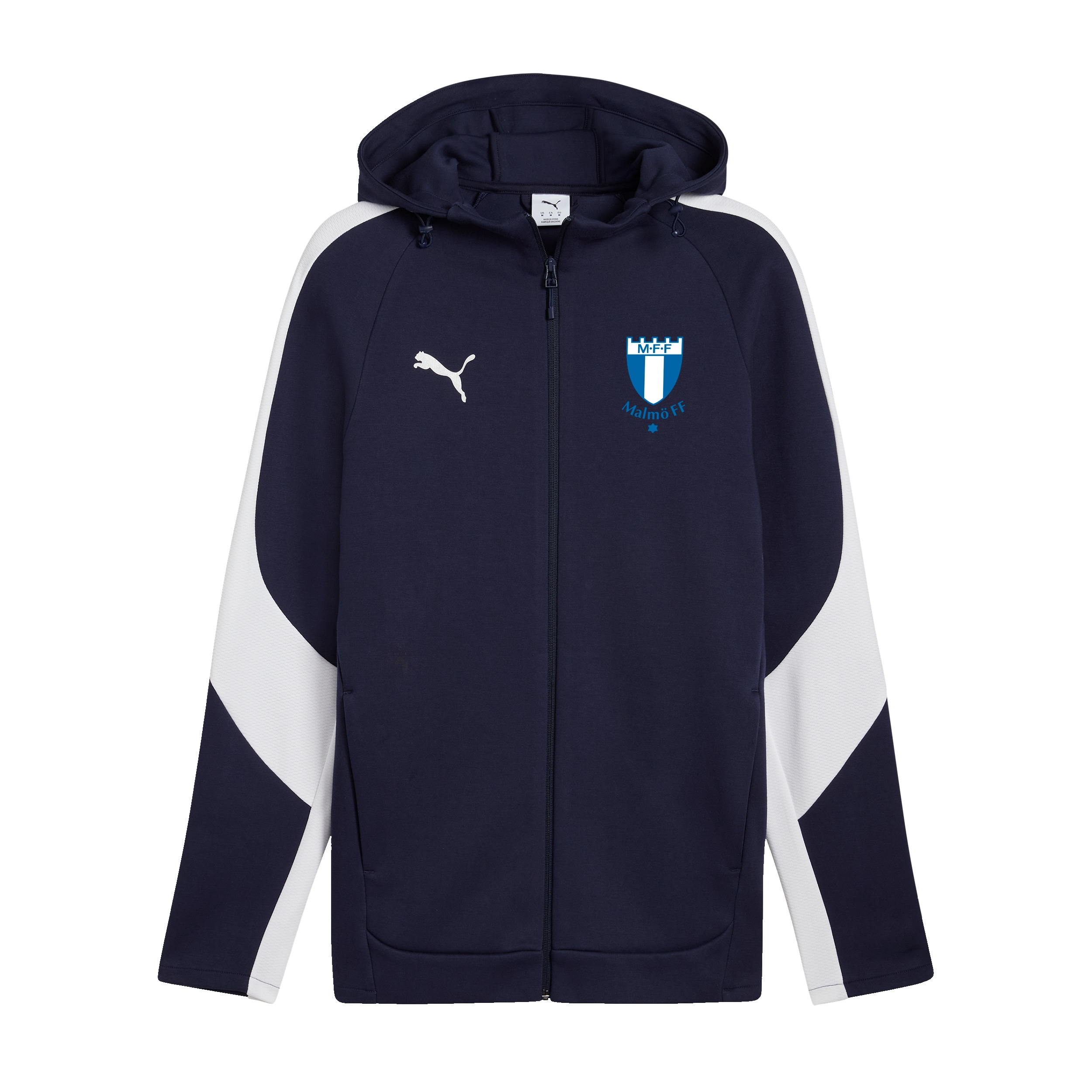 Puma teamEVOSTRIPE Hooded Jacket navy
