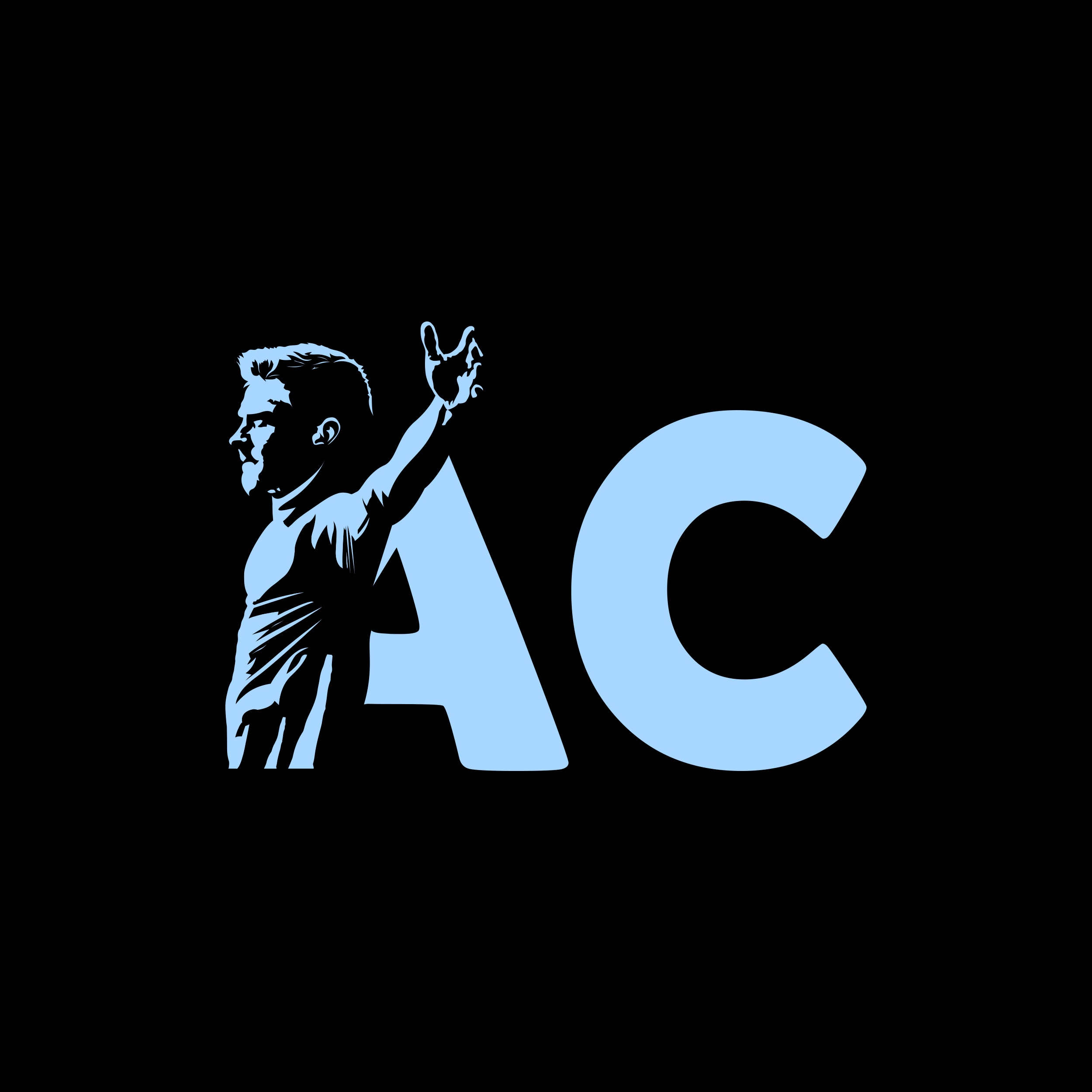T-shirt svart AC