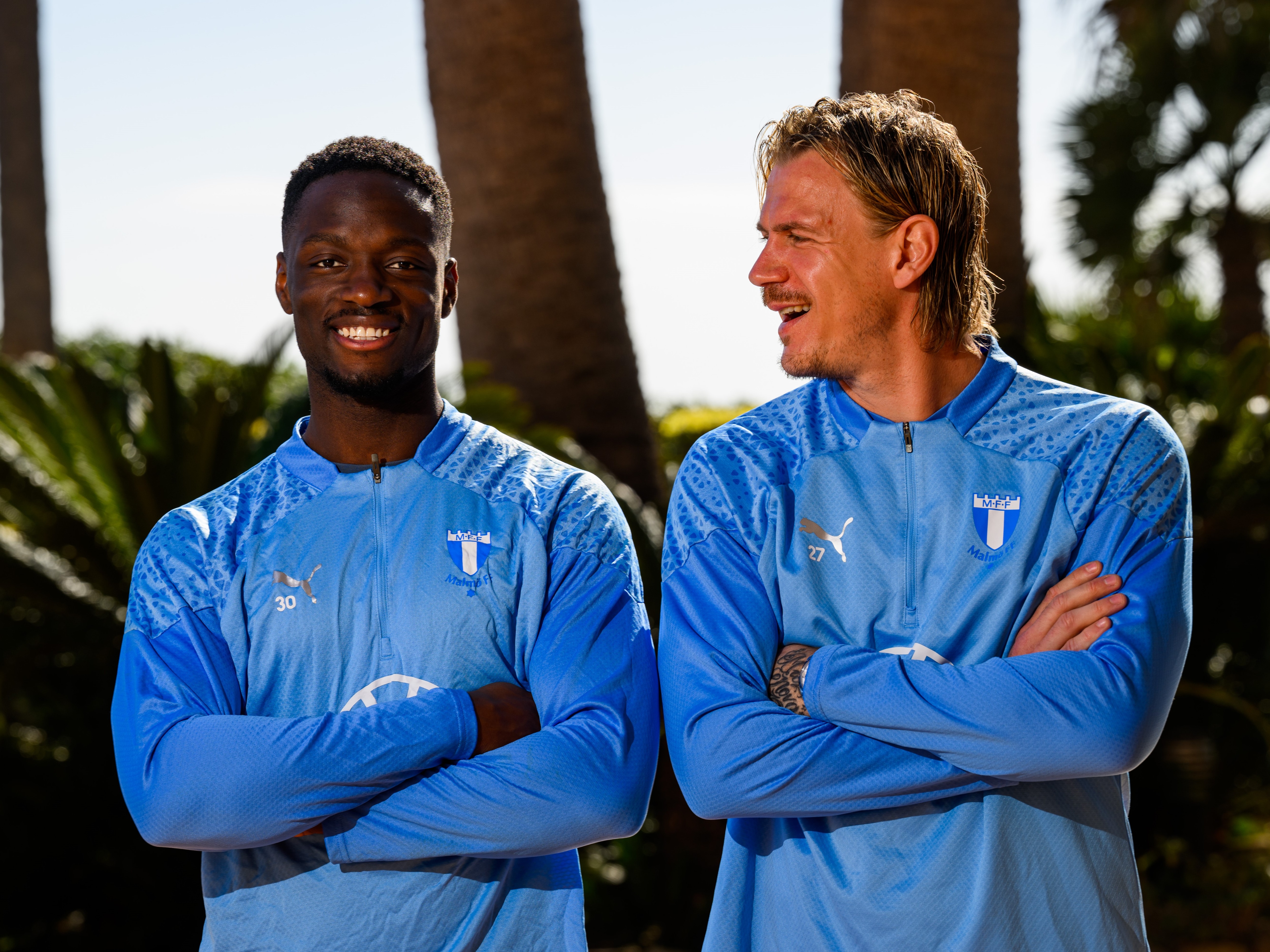 Puma teamCUP Tr 1/4 Zip Top ljusblå