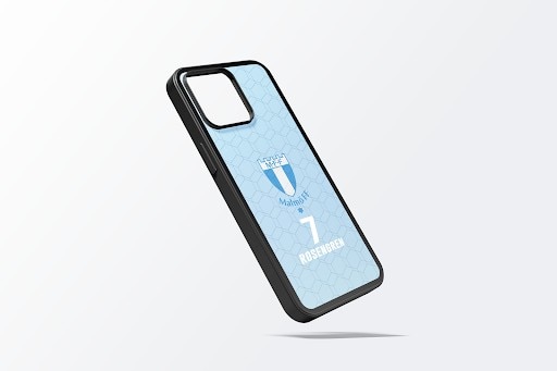 Mobilskal Officiellt 3D ljusblå eget namn