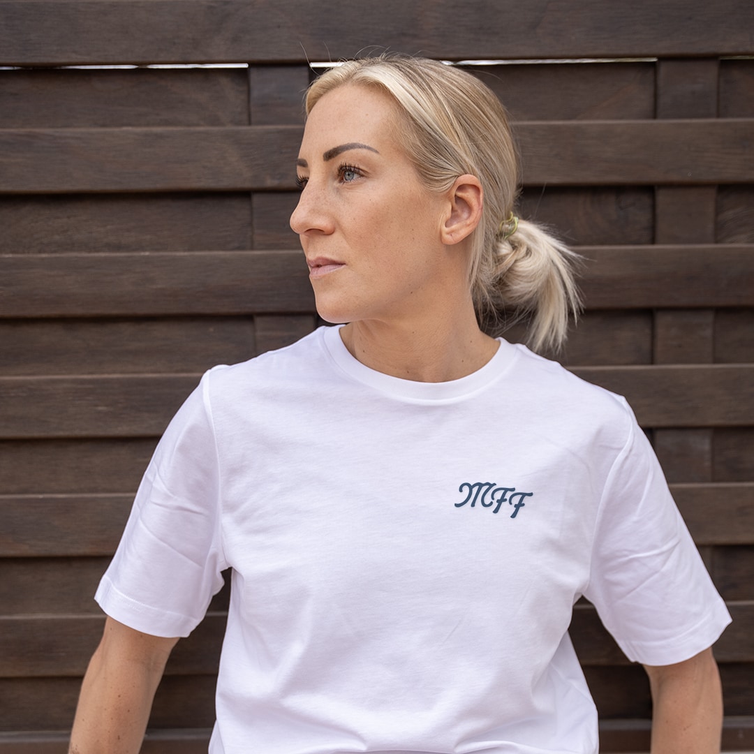 T-shirt vit Malmö fotbollförening 24 feb
