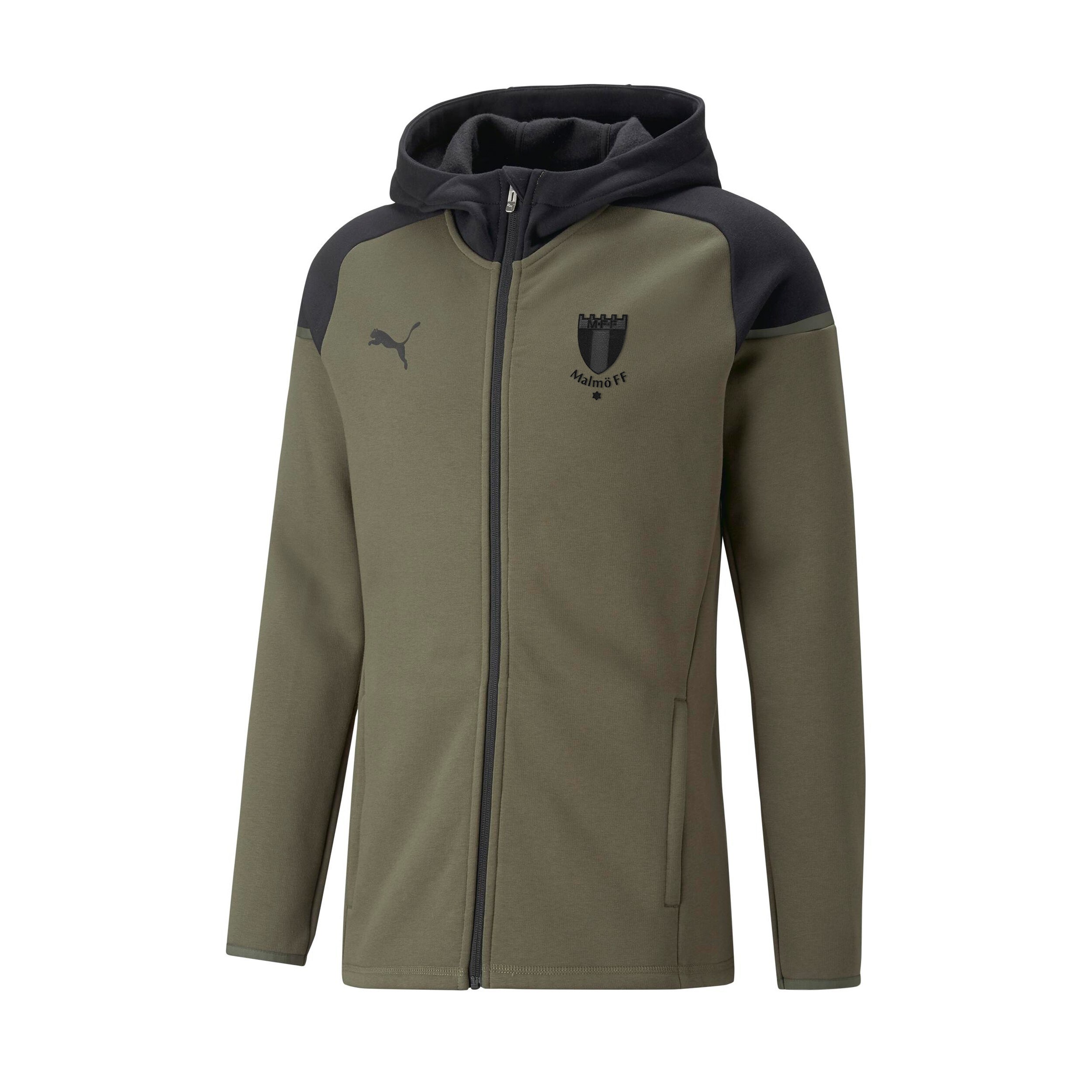 Puma teamCUP Casuals Hooded Jkt grön