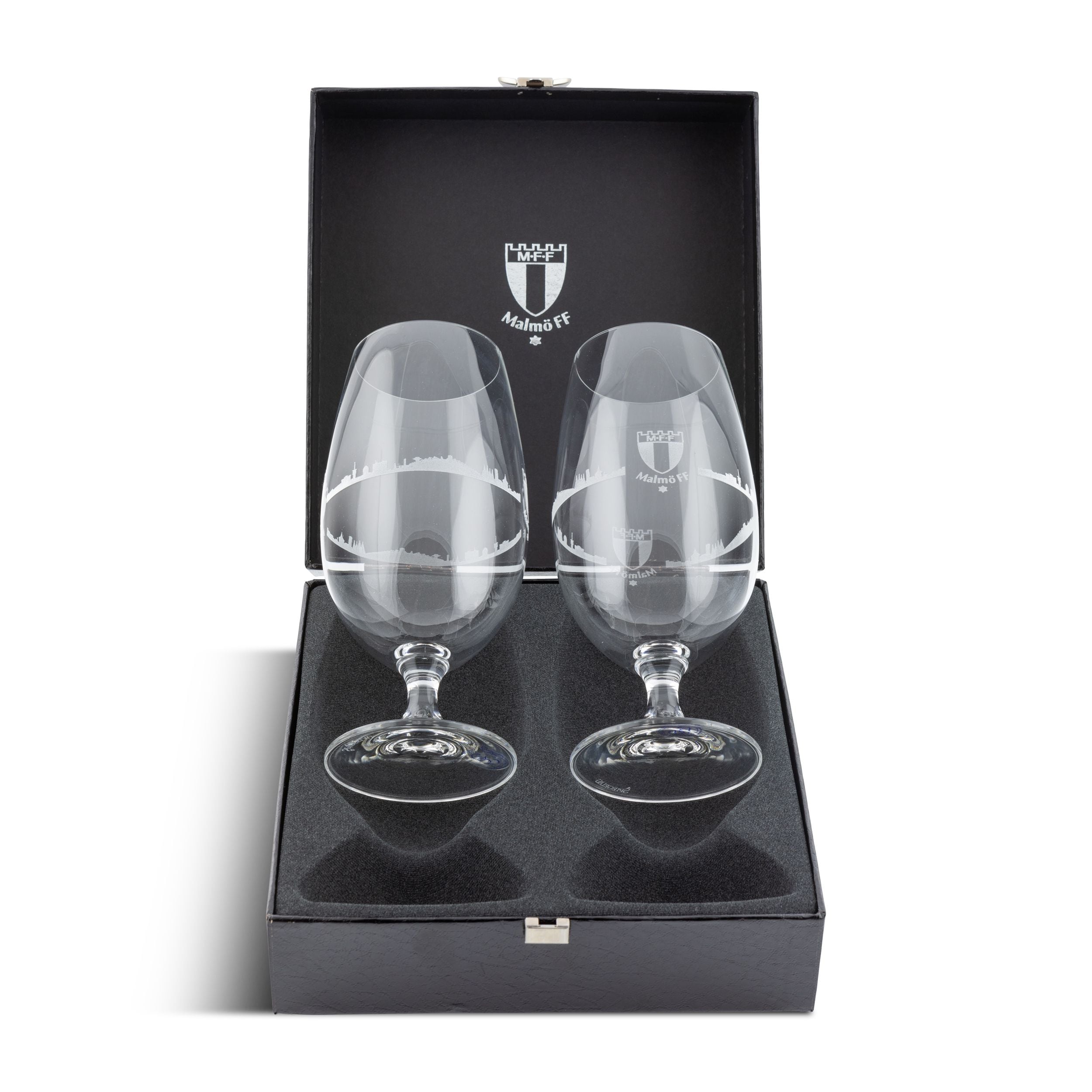 Ölglas 2-pack gravyr siluett
