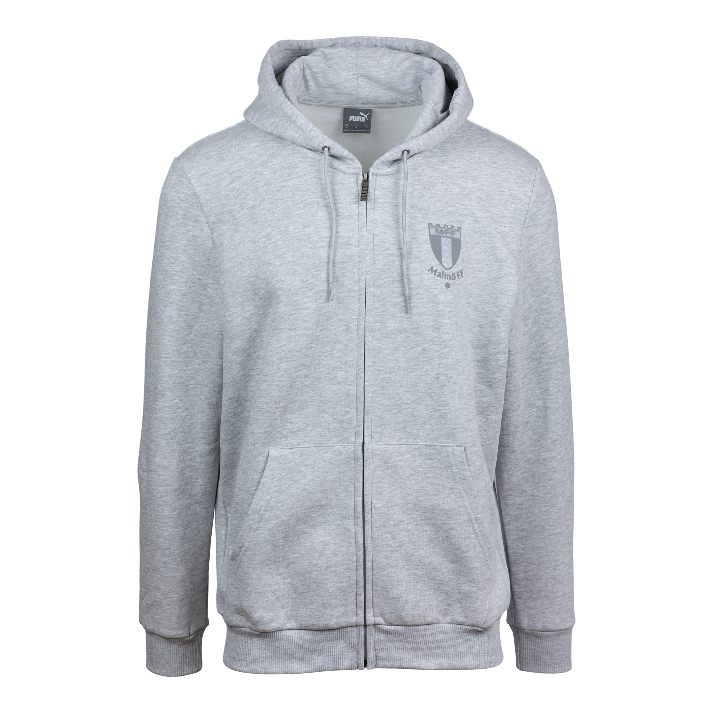 Puma FZ Hoodie grå ton i ton