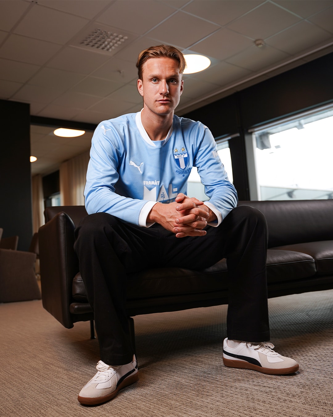 Home Jersey 25 Replica LS - Team Light Blue