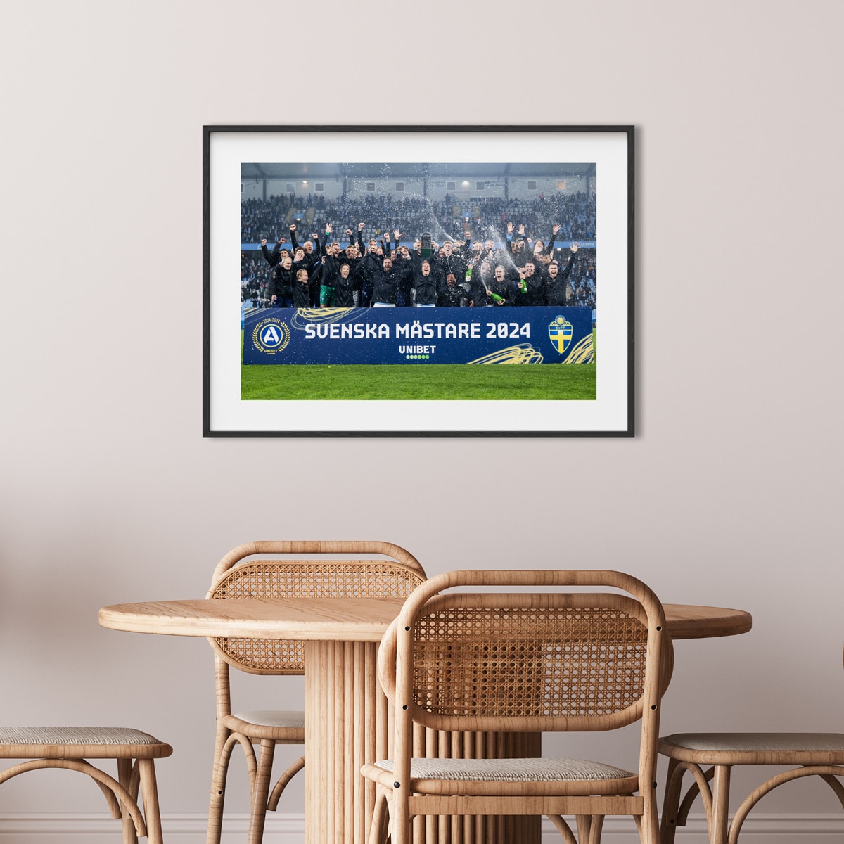 Poster Svenska Mästare 2024 - Lagbild