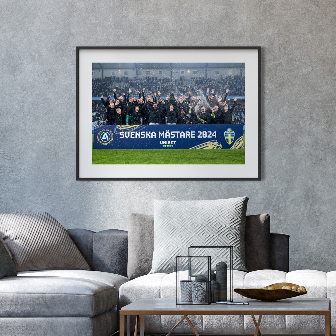 Poster Svenska Mästare 2024 - Lagbild