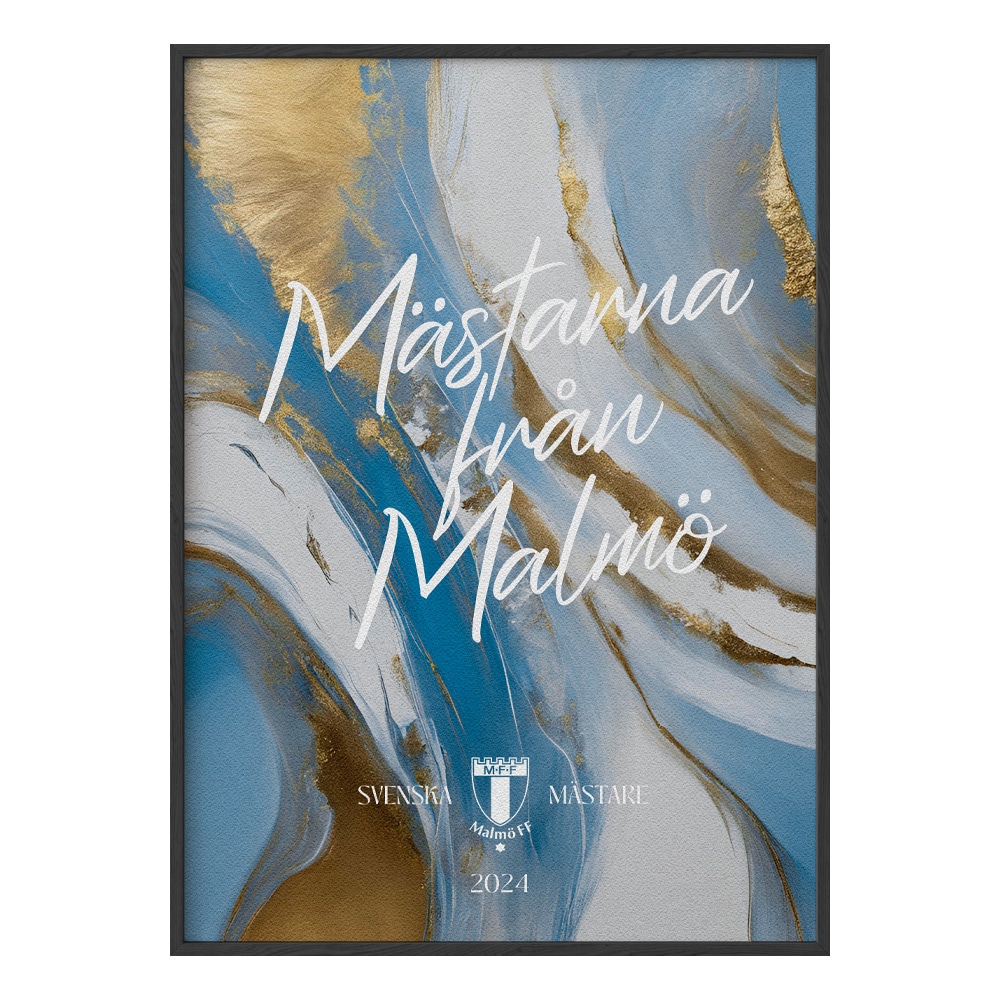 Poster Mästarna från Malmö