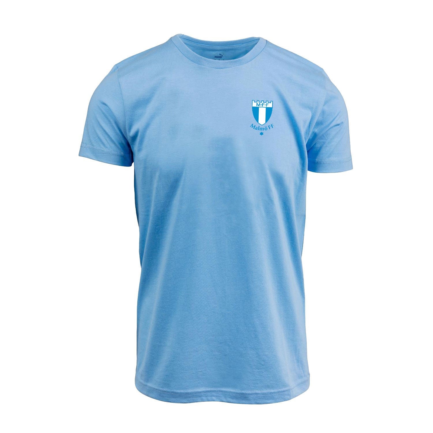 T-shirt dam liten logo ljusblå