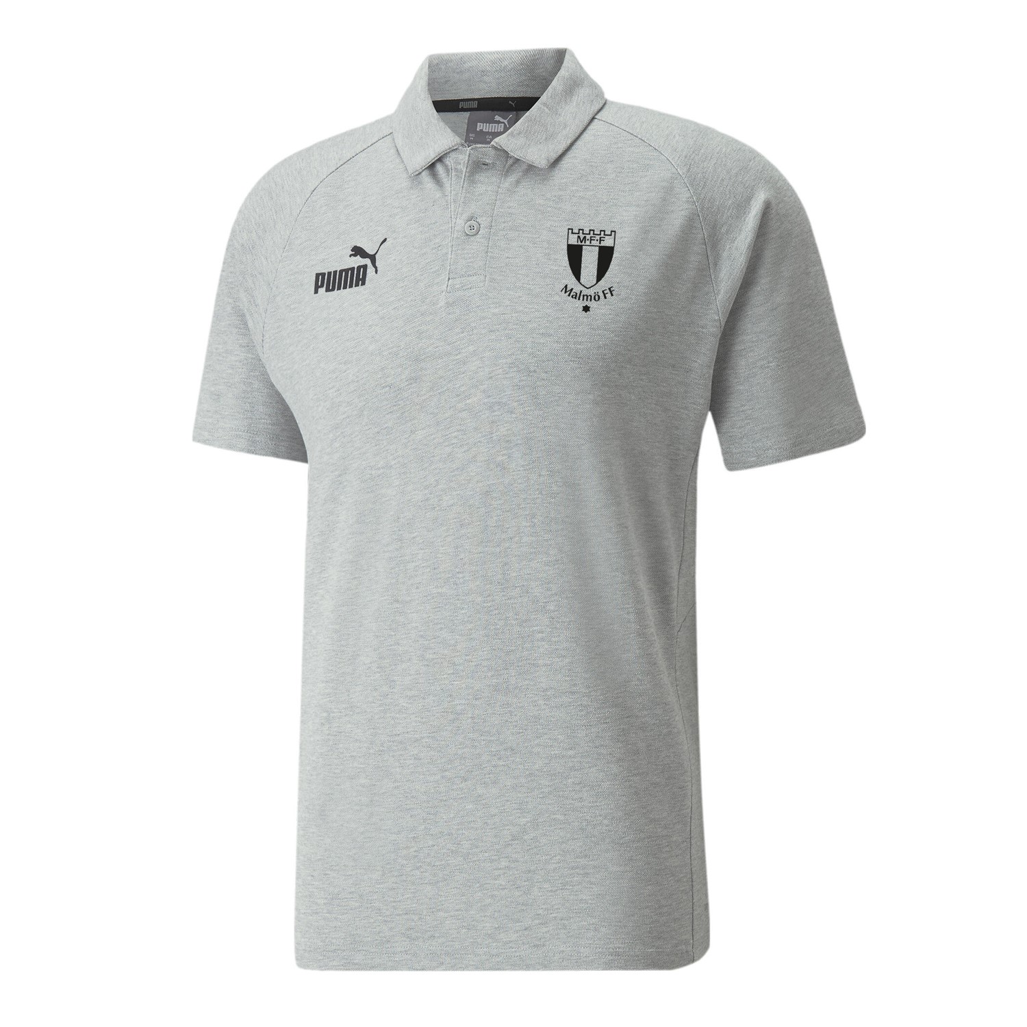 Puma teamfinal polo grå