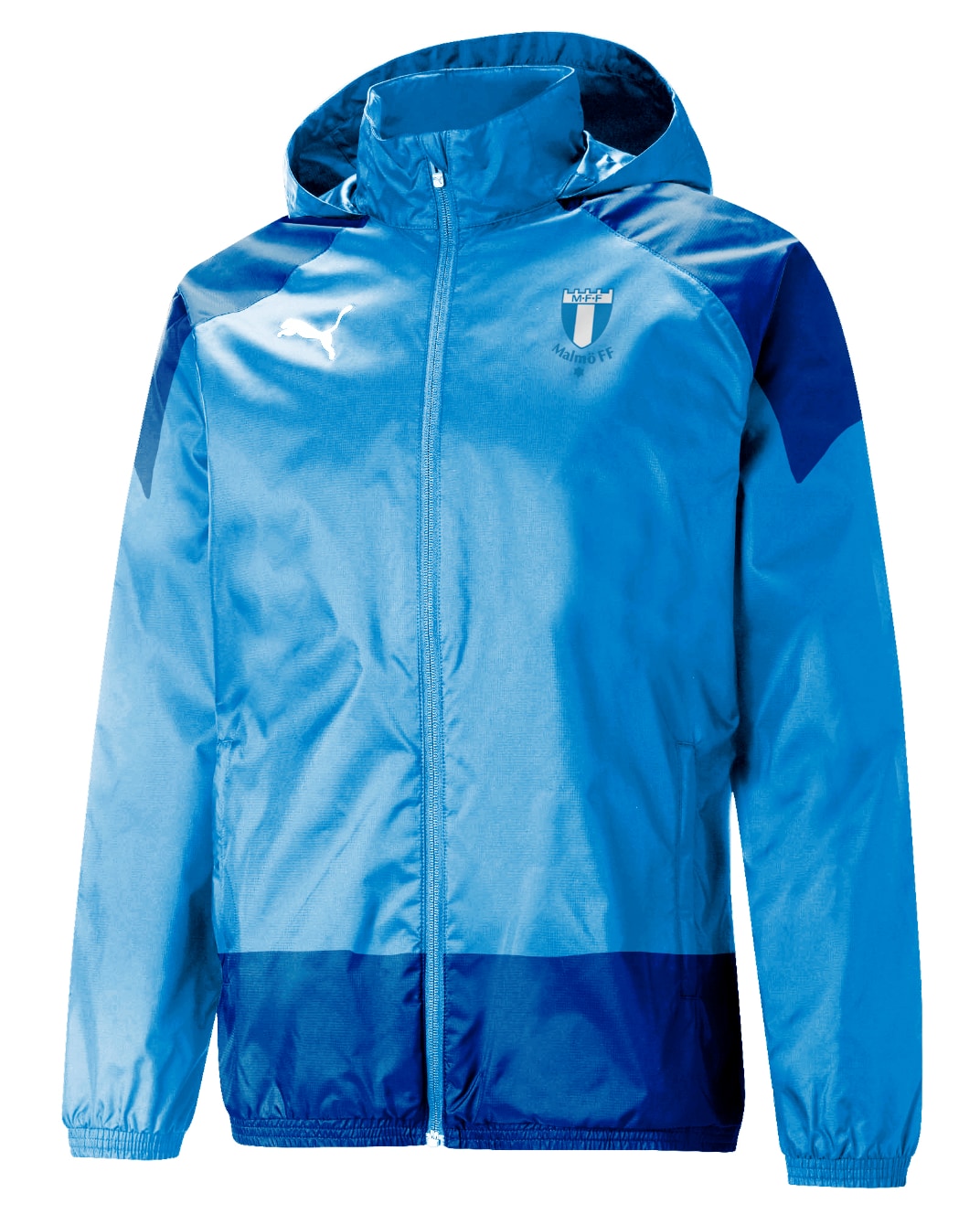 Puma teamGOAL Tr Rain Jacket ljusblå