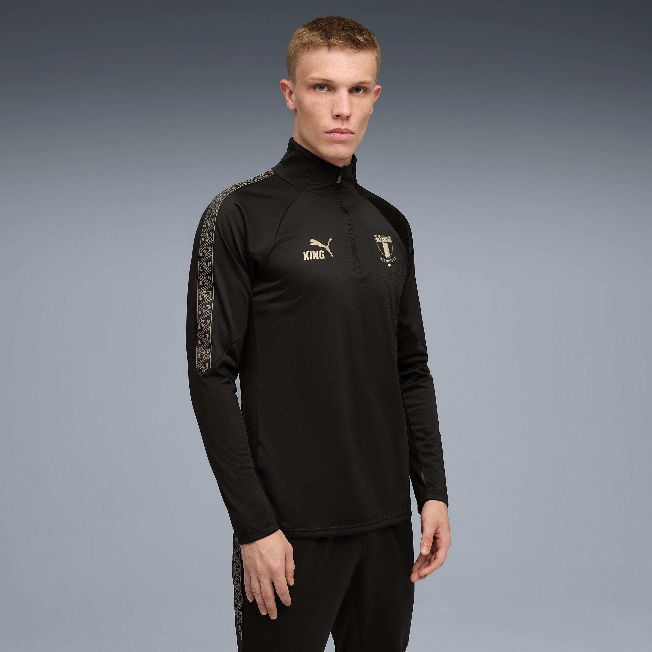 Puma KING Touch 1/4 Zip-Top Black