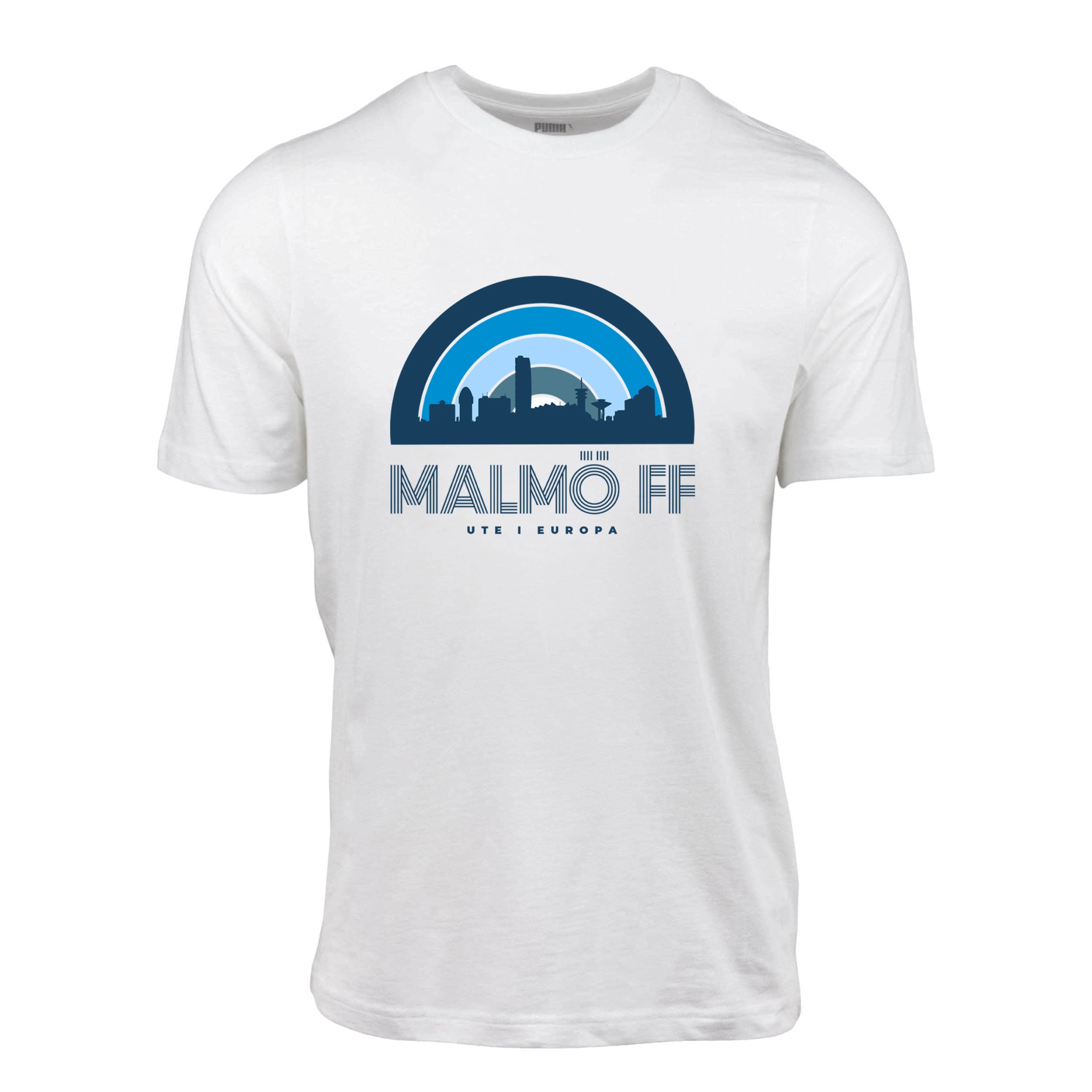 T-shirt vit Ute i Europa 
