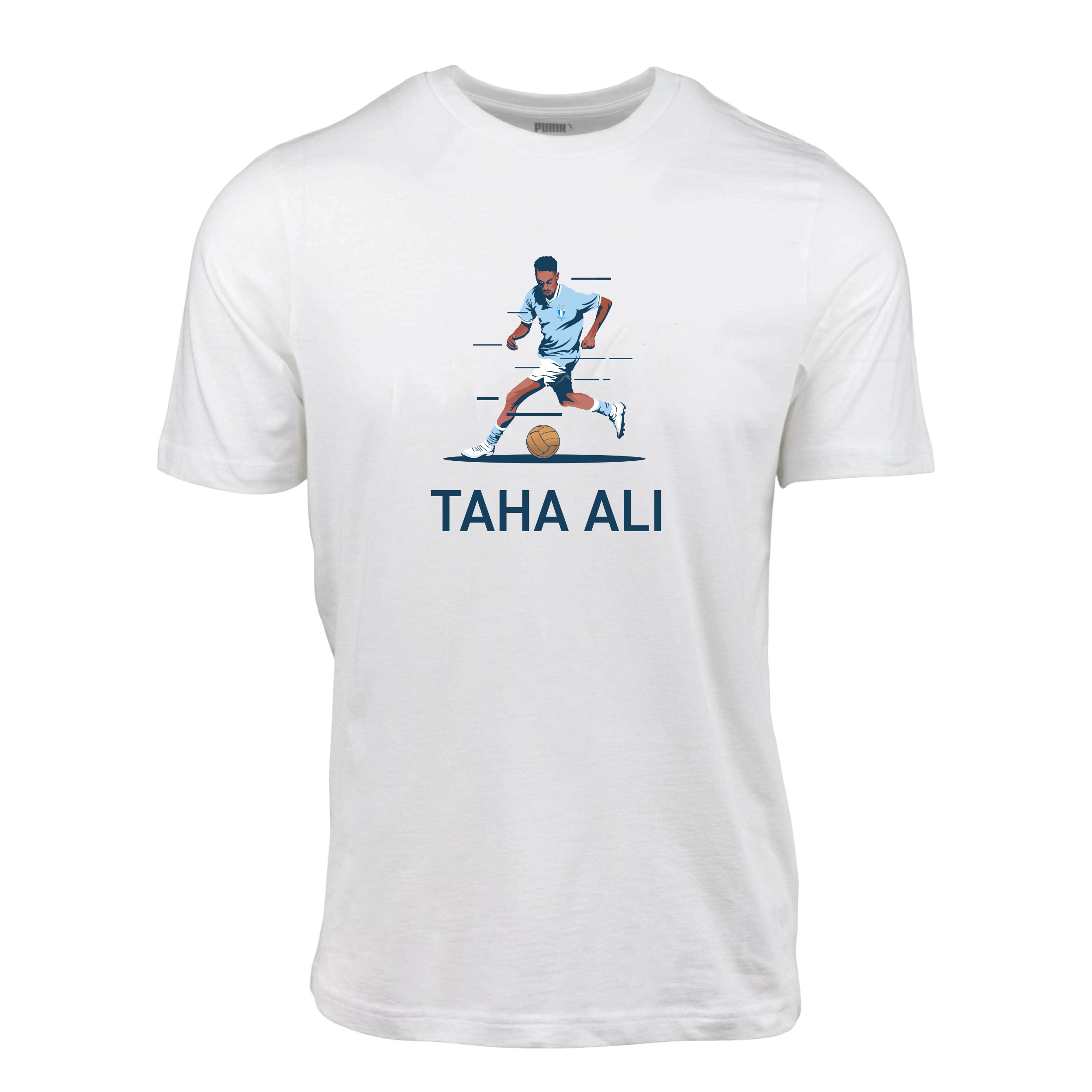 T-shirt vit Taha Ali