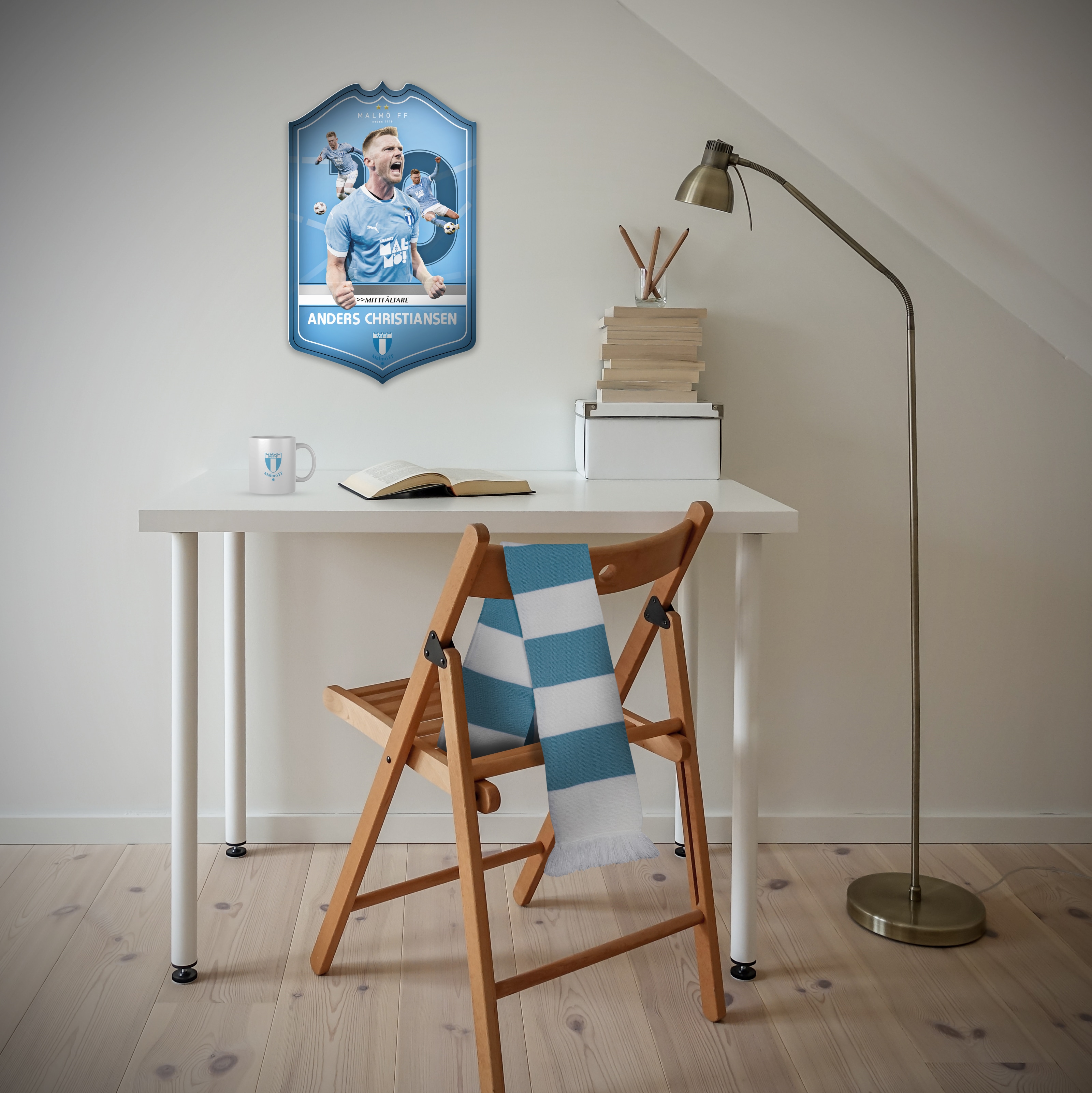 Klubbmärkessköld Medium 29cm