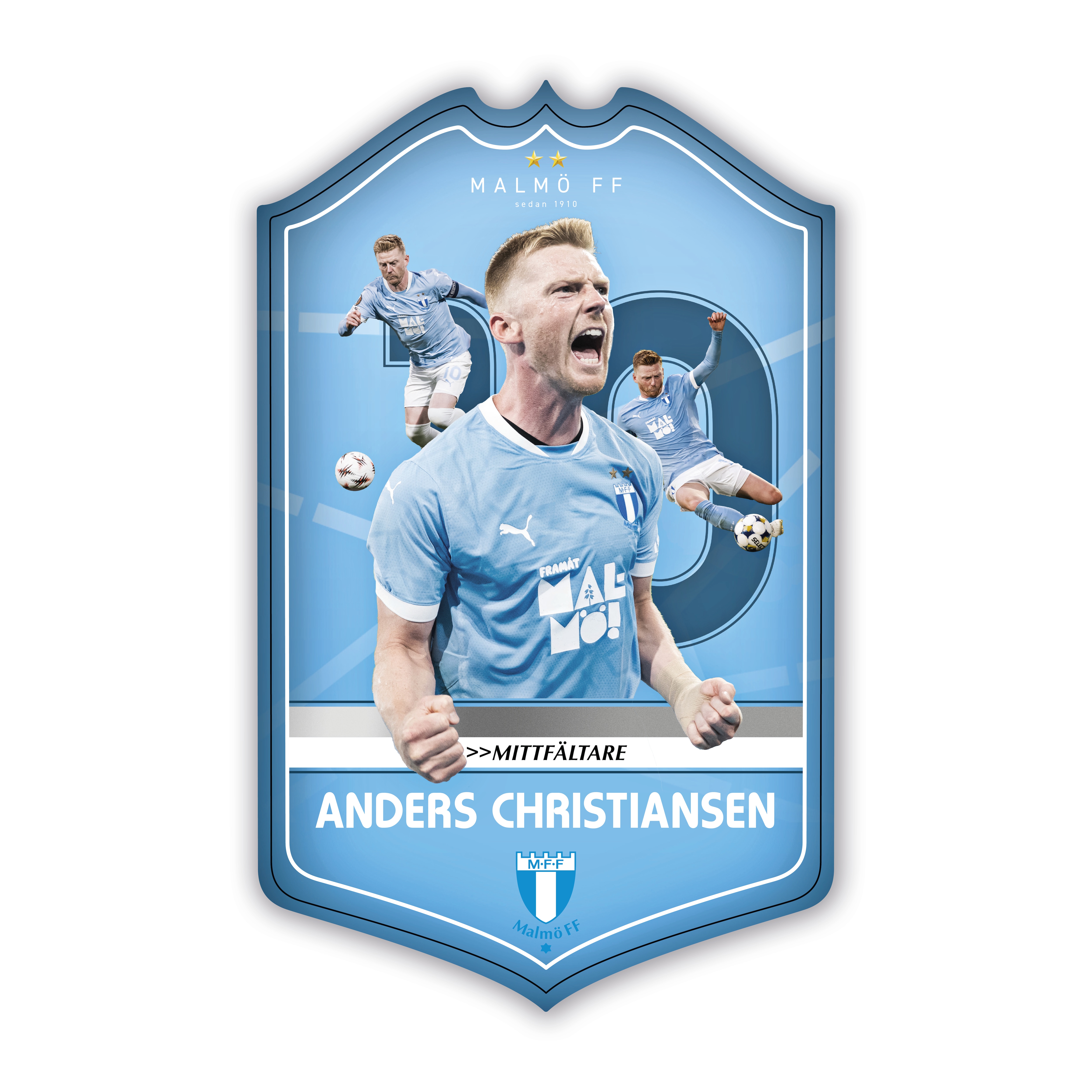 Klubbmärkessköld Large 42cm