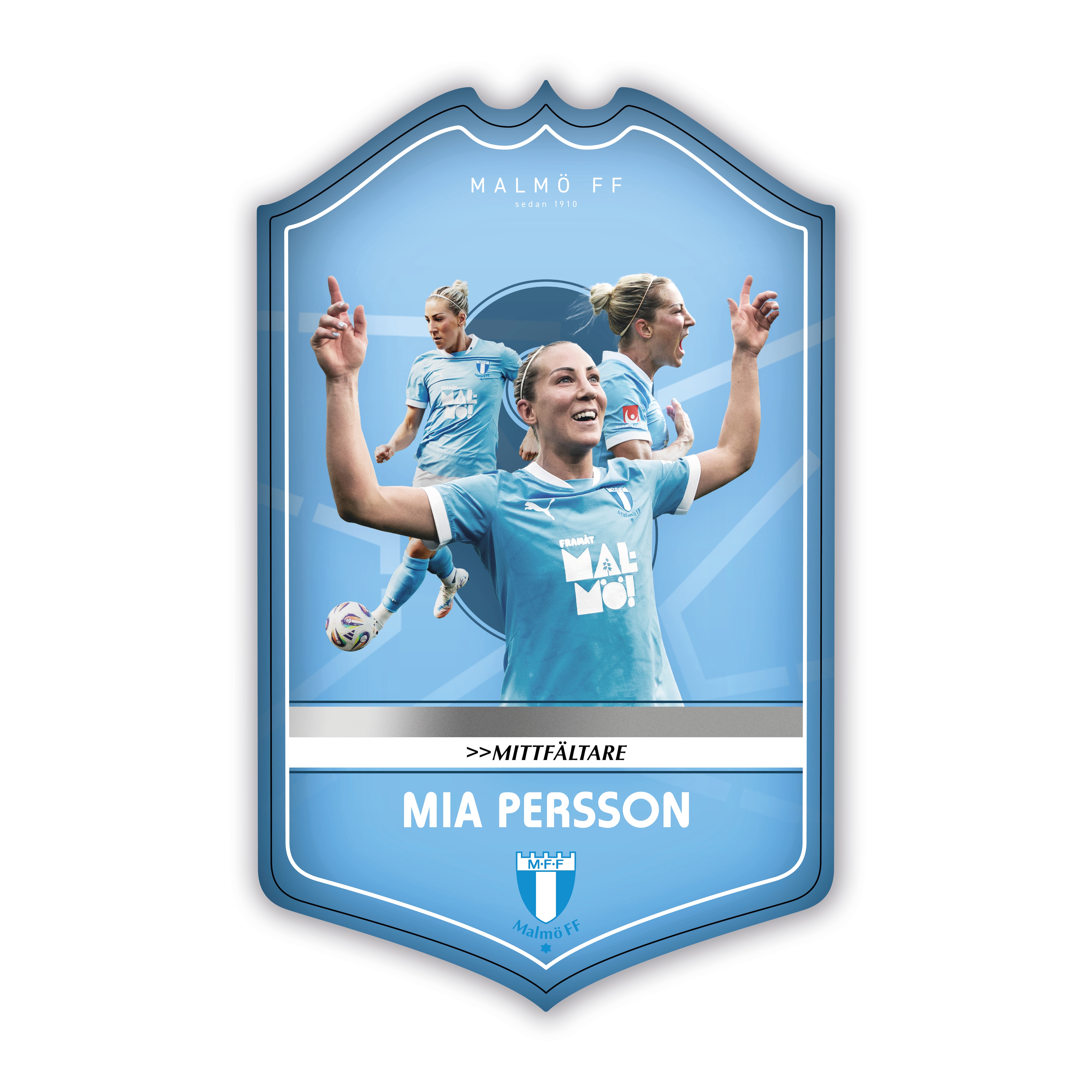 Klubbmärkessköld Medium 29cm