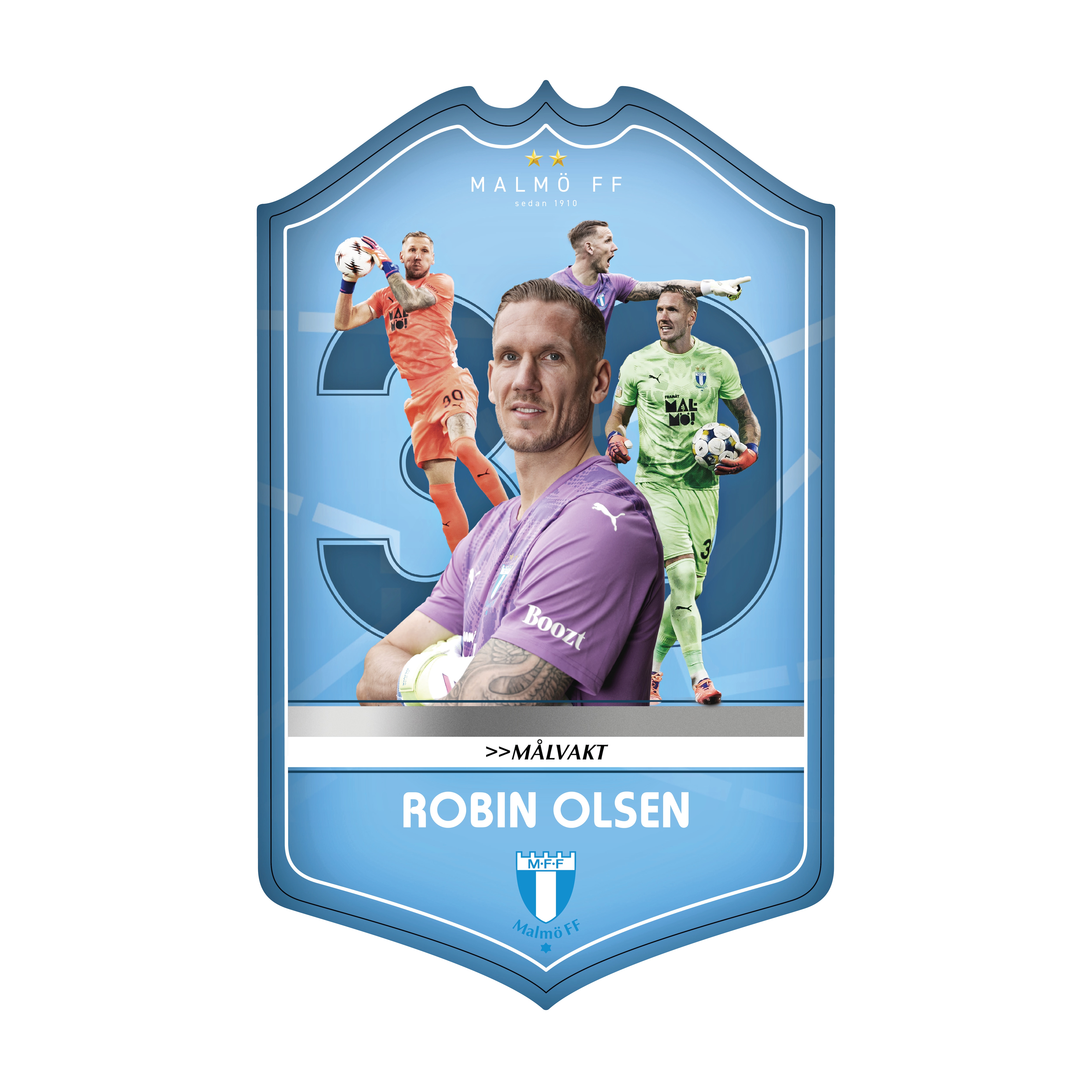 Klubbmärkessköld Large 42cm