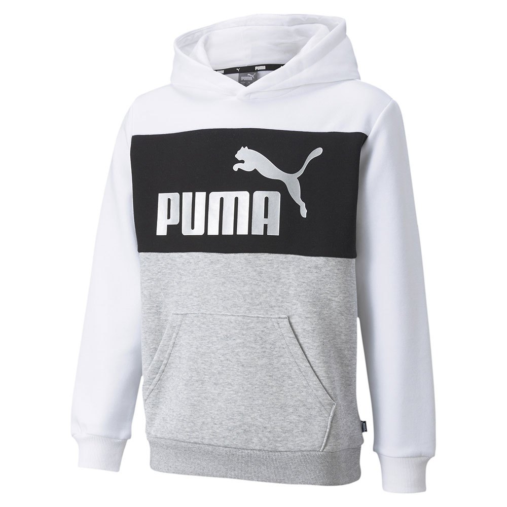 Puma barn hood block vit