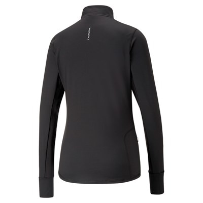 Puma RUN FAVORITE 1/4 ZIP W PUMA Black