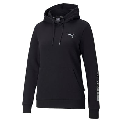 Puma dam graphic hoodie svart