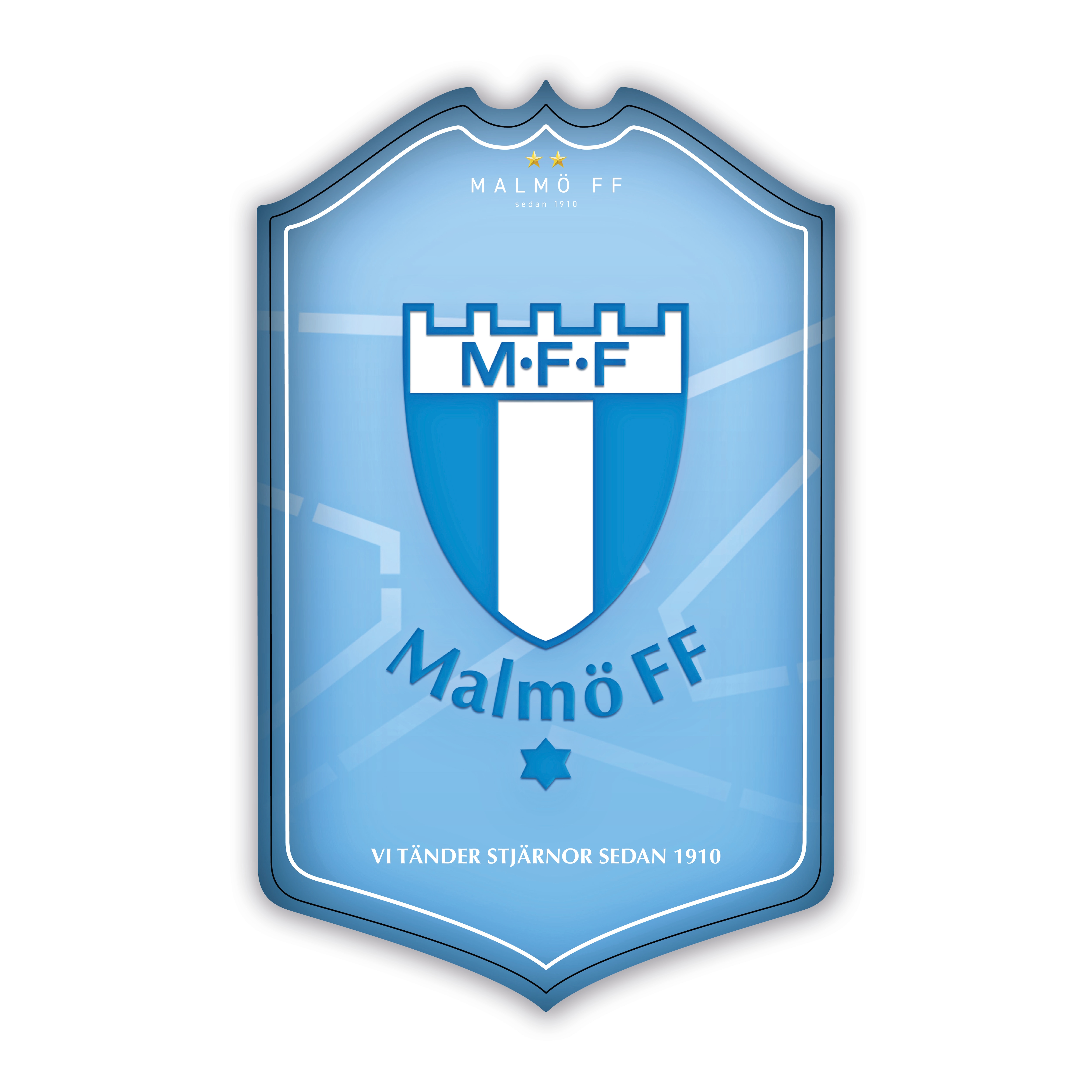 Klubbmärkessköld Medium 29cm