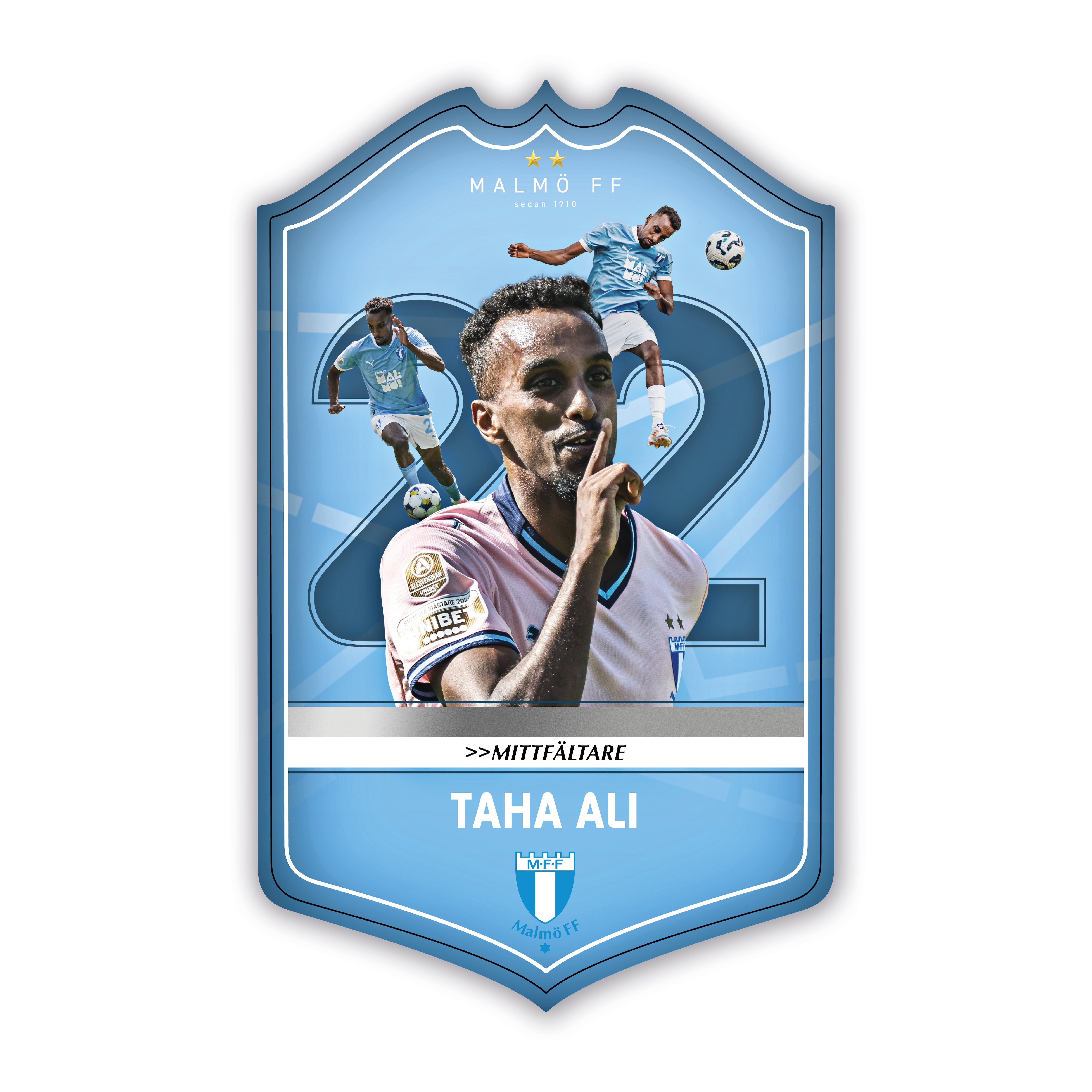 Klubbmärkessköld Small 20cm