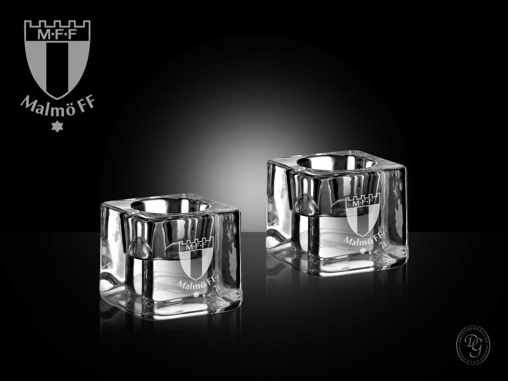 Ljuslykta kristall Orrefors 2-pack