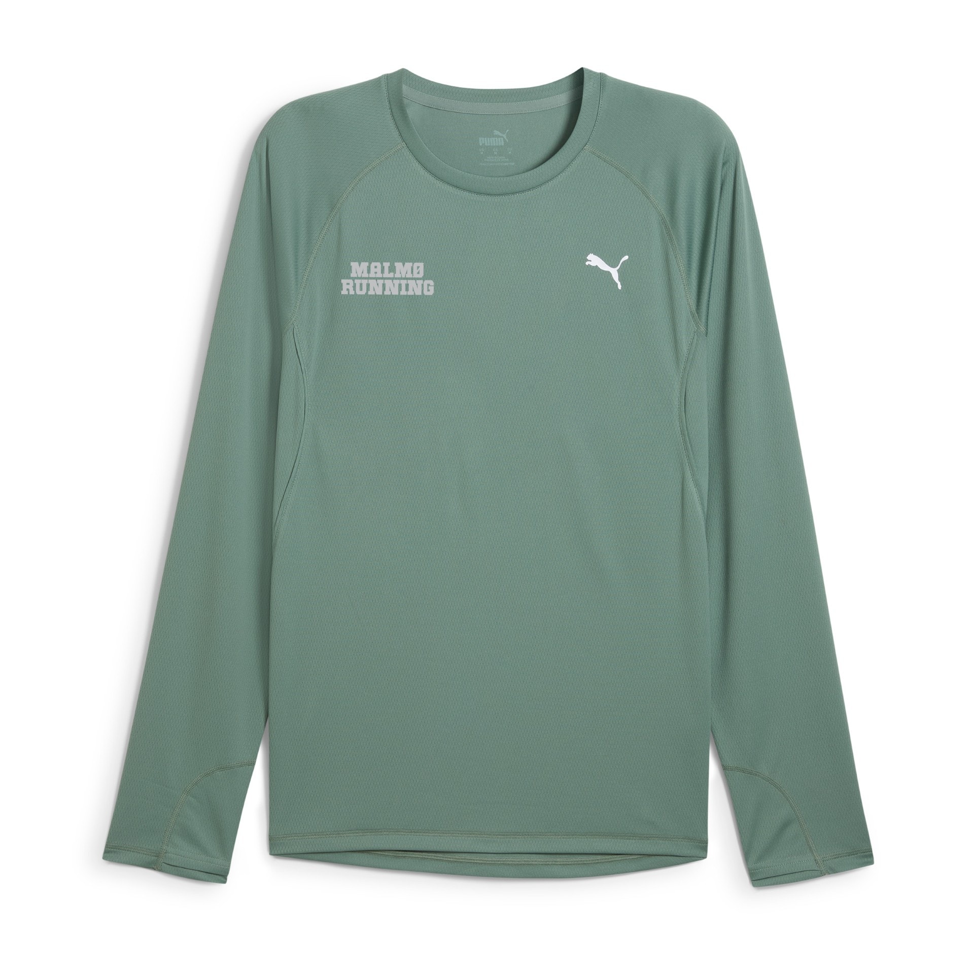 Puma M RUN VELOCITY LONG SLEEVE (POLY) Green