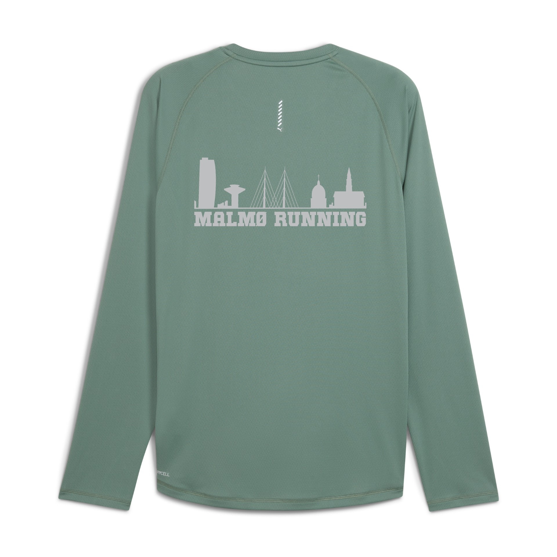 Puma M RUN VELOCITY LONG SLEEVE (POLY) Green