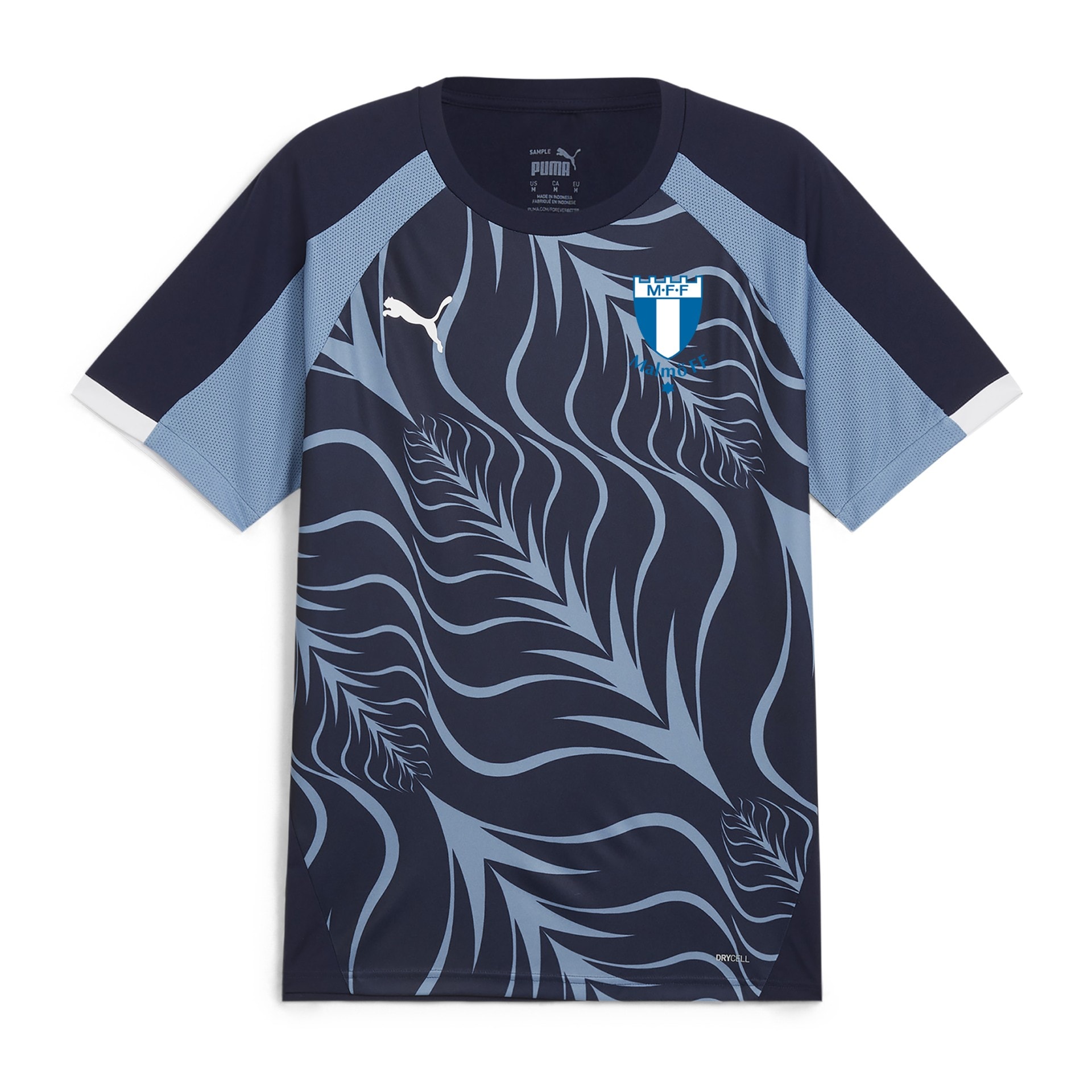 Puma individualLIGA Graphic Jersey Navy-Zen Blue