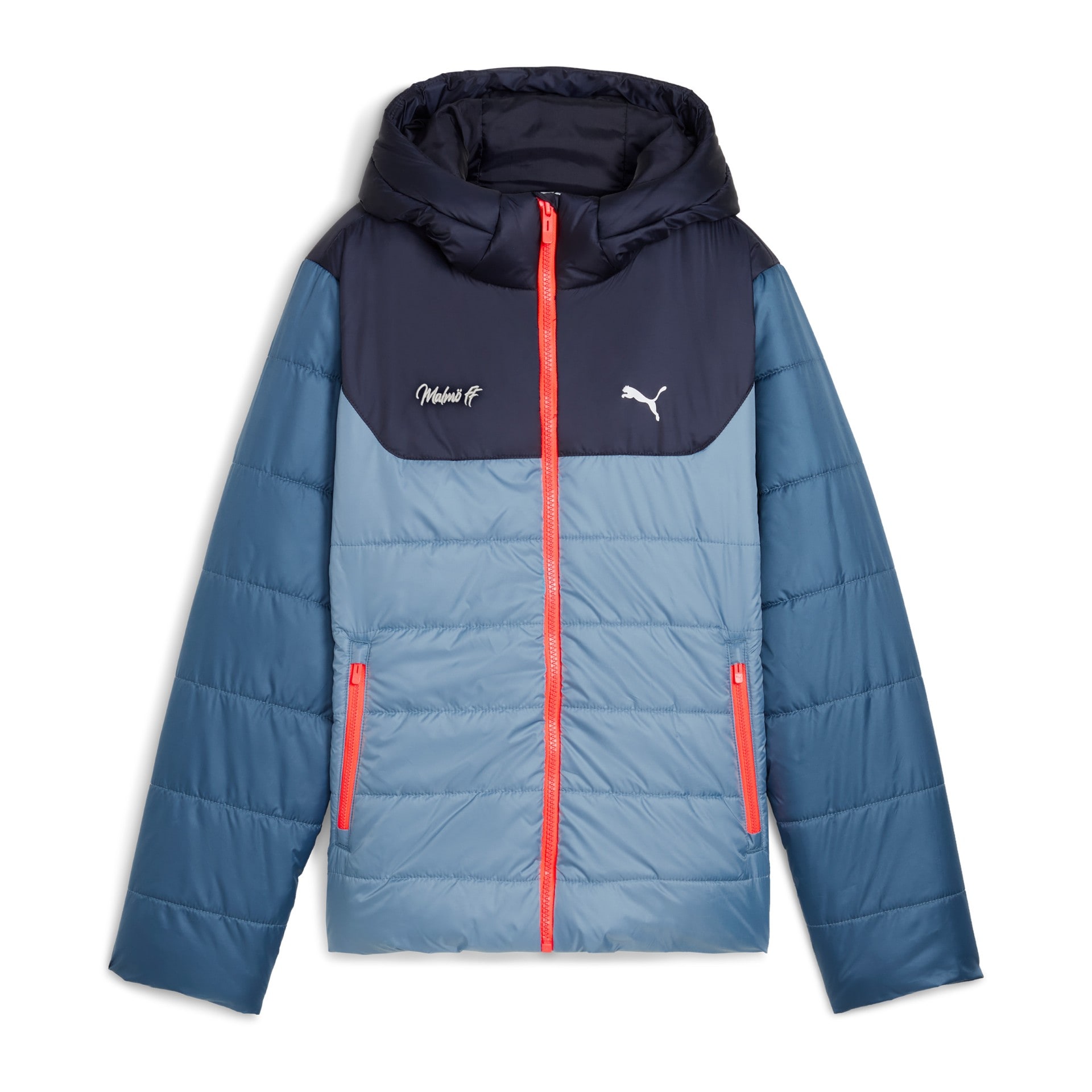 Puma ESS Hooded Padded Jacket Jr Cool Blue
