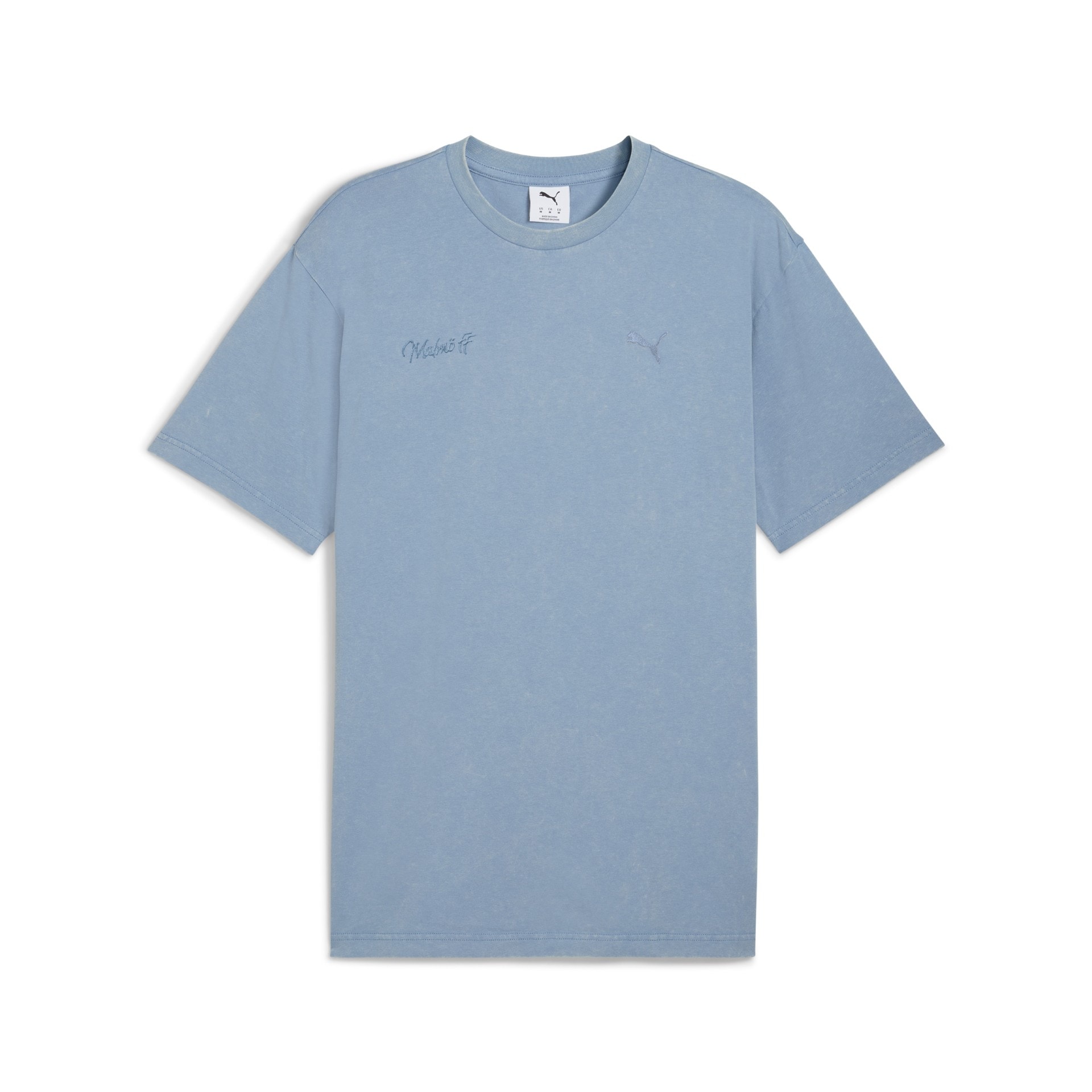 Puma ESS ELEVATED Relaxed Wash Tee Cool Blue