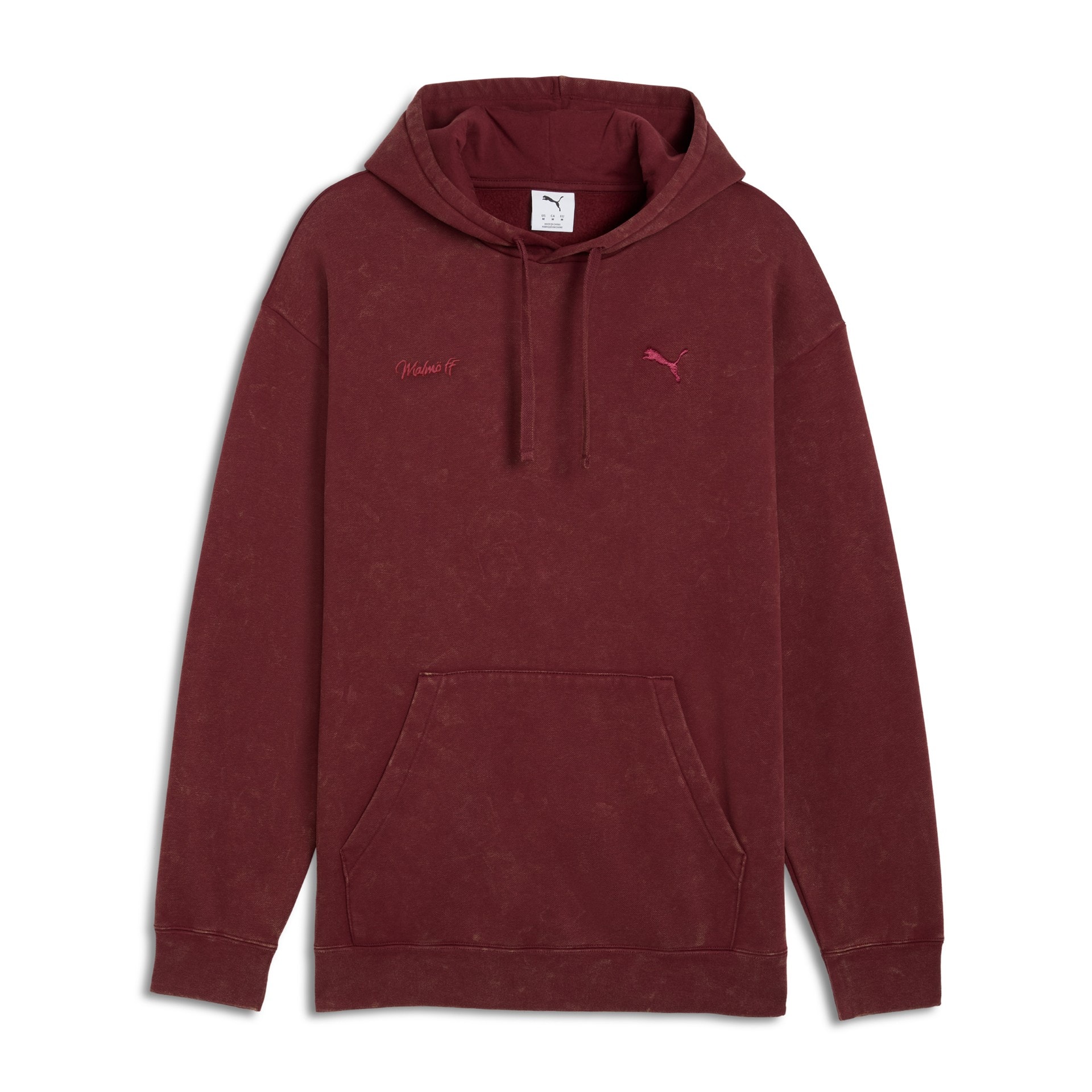 Puma ESS ELEVATED Relaxed Wash Hoodie FL Ruby