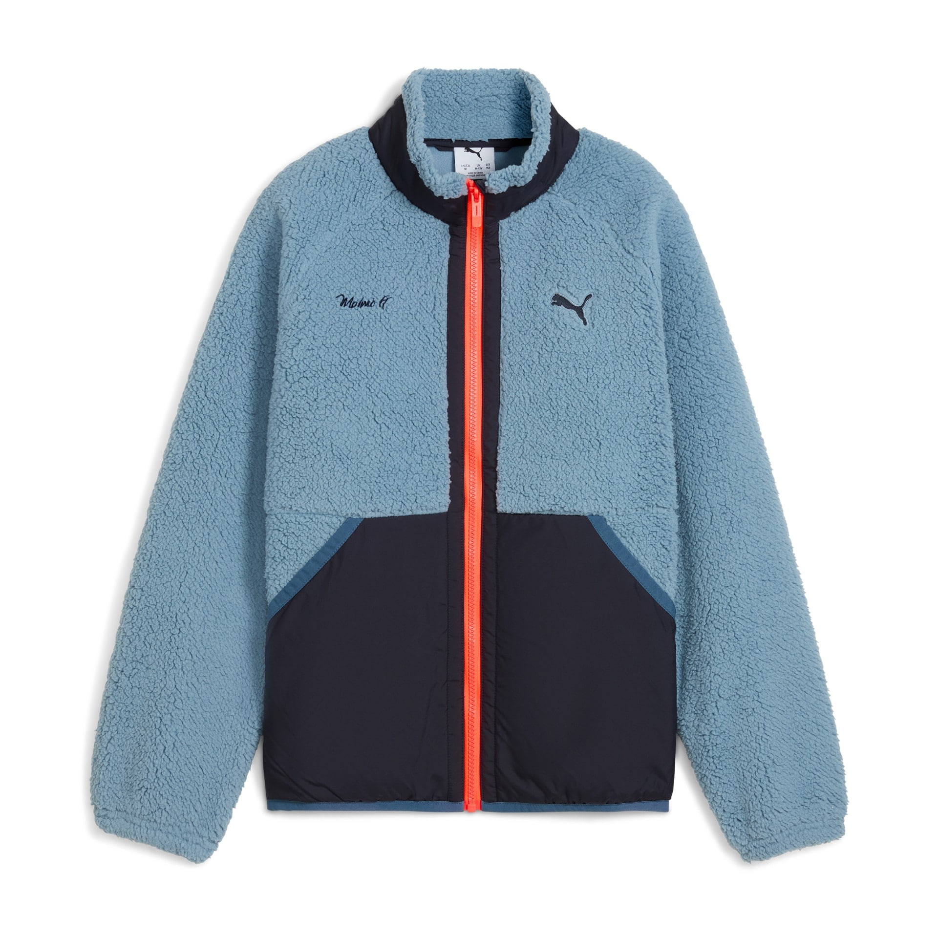 Puma Hybrid Sherpa Jacket Jr Cool Blue 